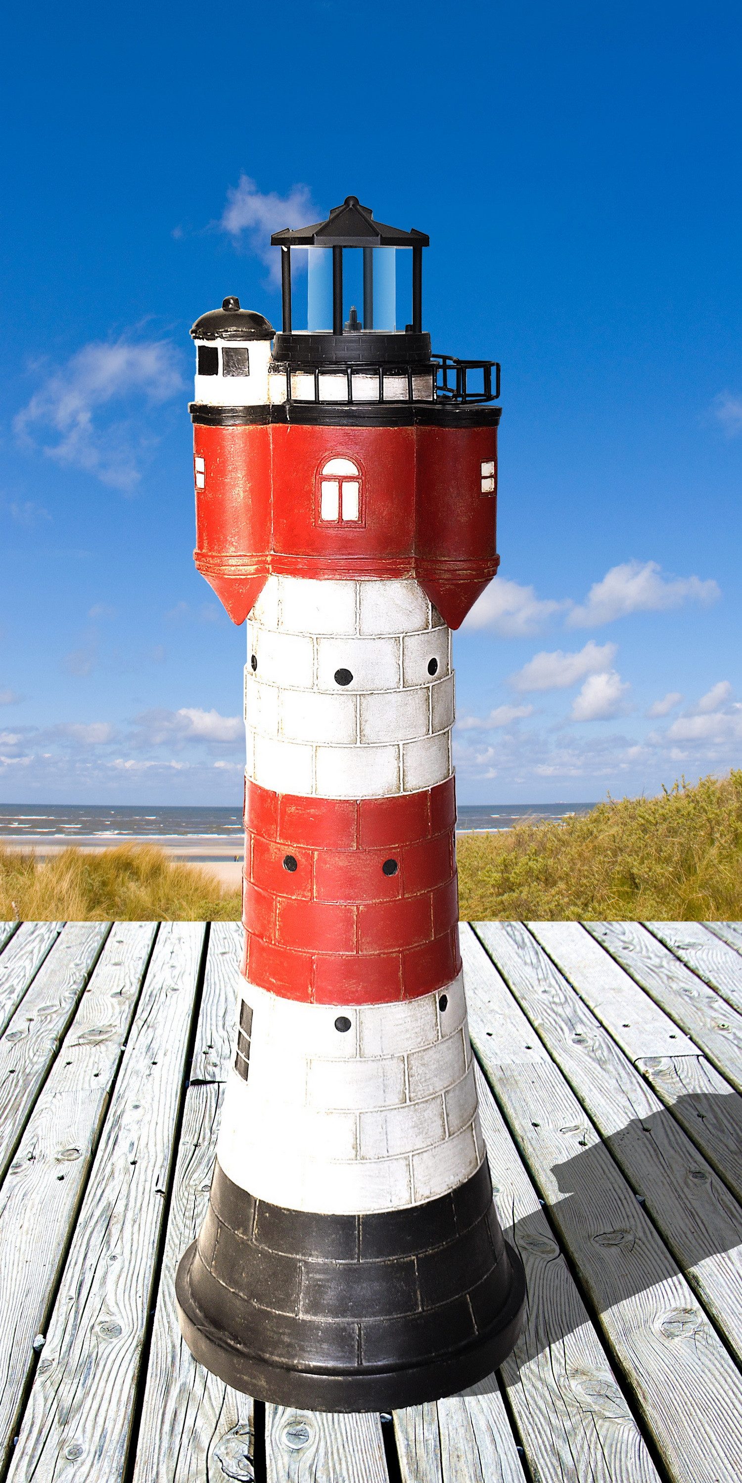 Jürgen Westerholt GmbH LED Dekoobjekt Solar-Leuchtturm günstig online kaufen