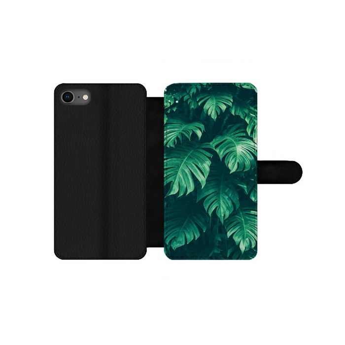 MuchoWow Handyhülle Monstera - Blätter - Pflanzen - Dschungel - Natur Handyhülle Telefonhülle Apple iPhone SE (2020)