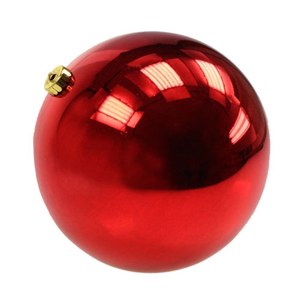Viana Weihnachtsbaumkugel XXL Weihnachtskugel Rot 20cm Kunststoff wetterfes günstig online kaufen