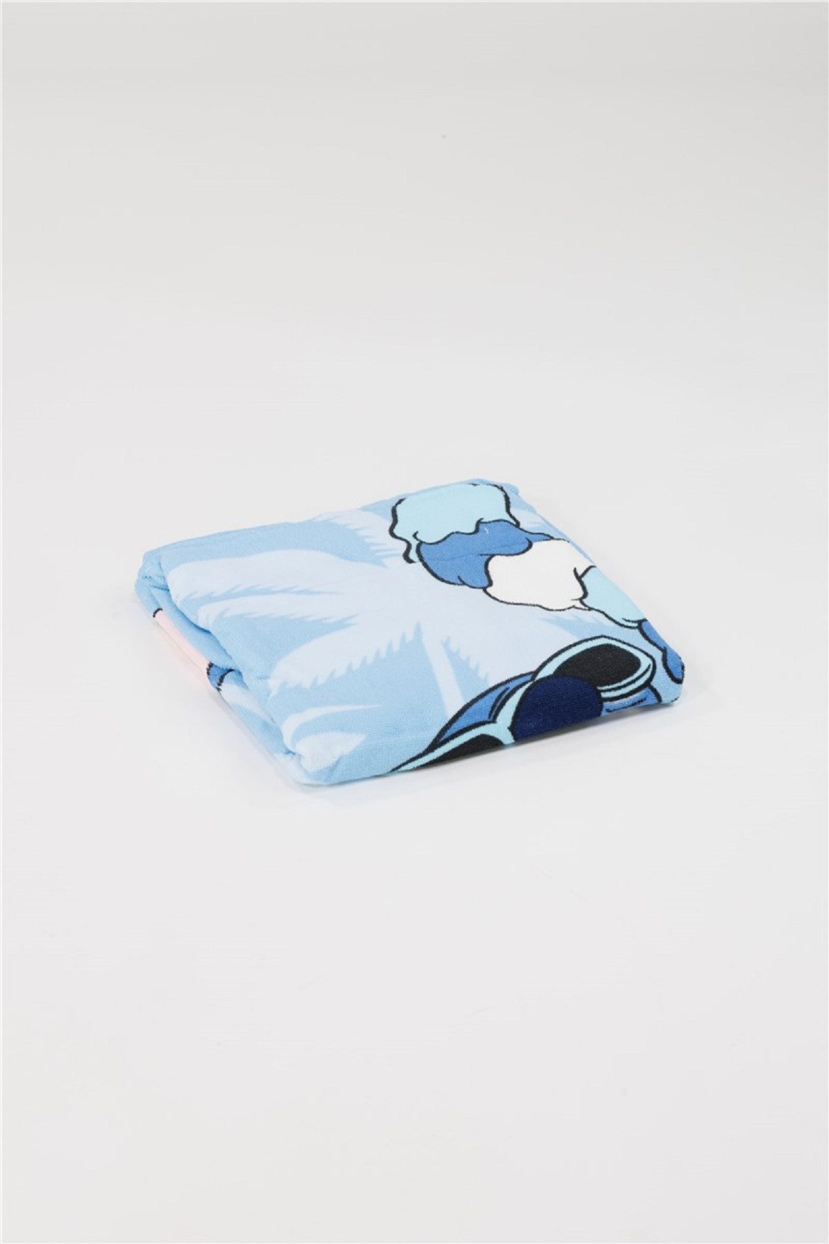 Lilo & Stitch Badeponcho für Kinder– Kapuzenhandtuch Strandponcho aus Polyester 55 x 110 cm