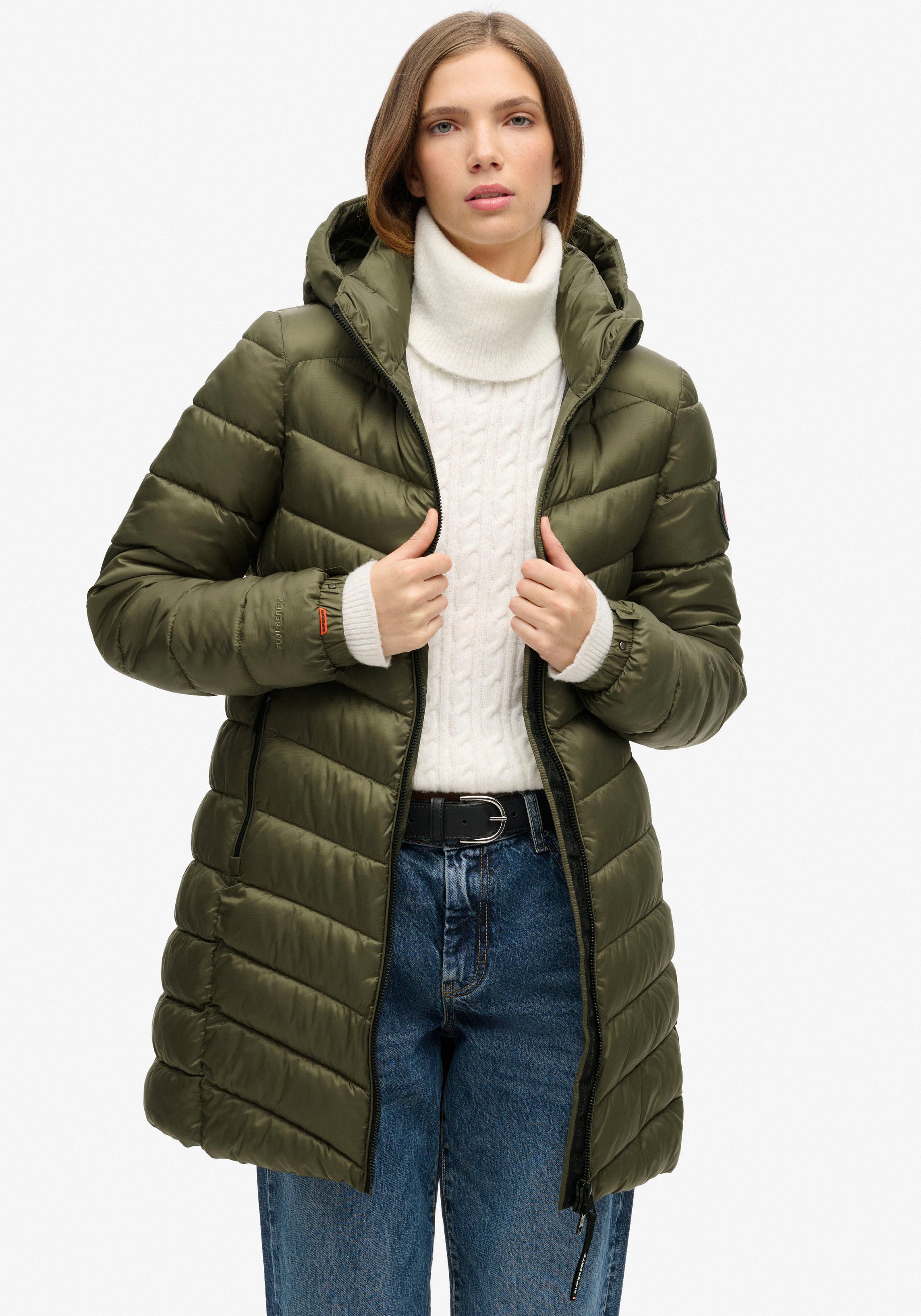 Superdry Steppjacke HOODED FUJI MID PADDED günstig online kaufen