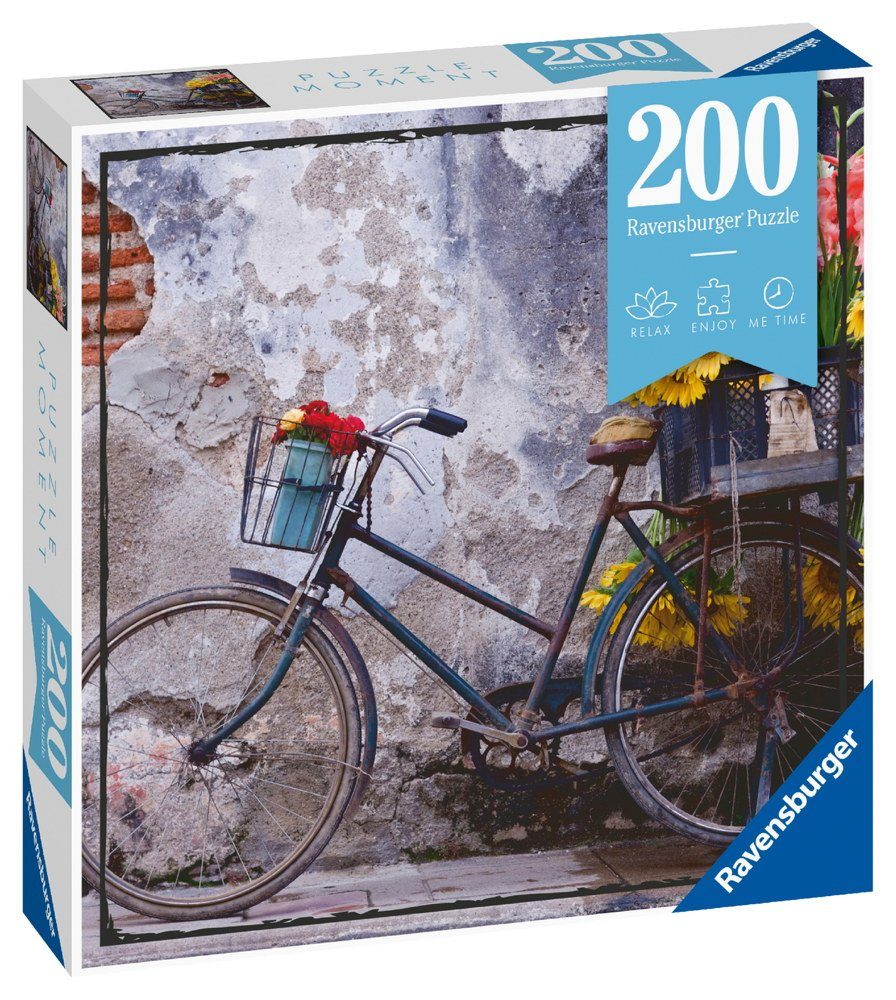 Puzzle 200 Teile Ravensburger Puzzle Moments Bicycle Fahrrad 13305