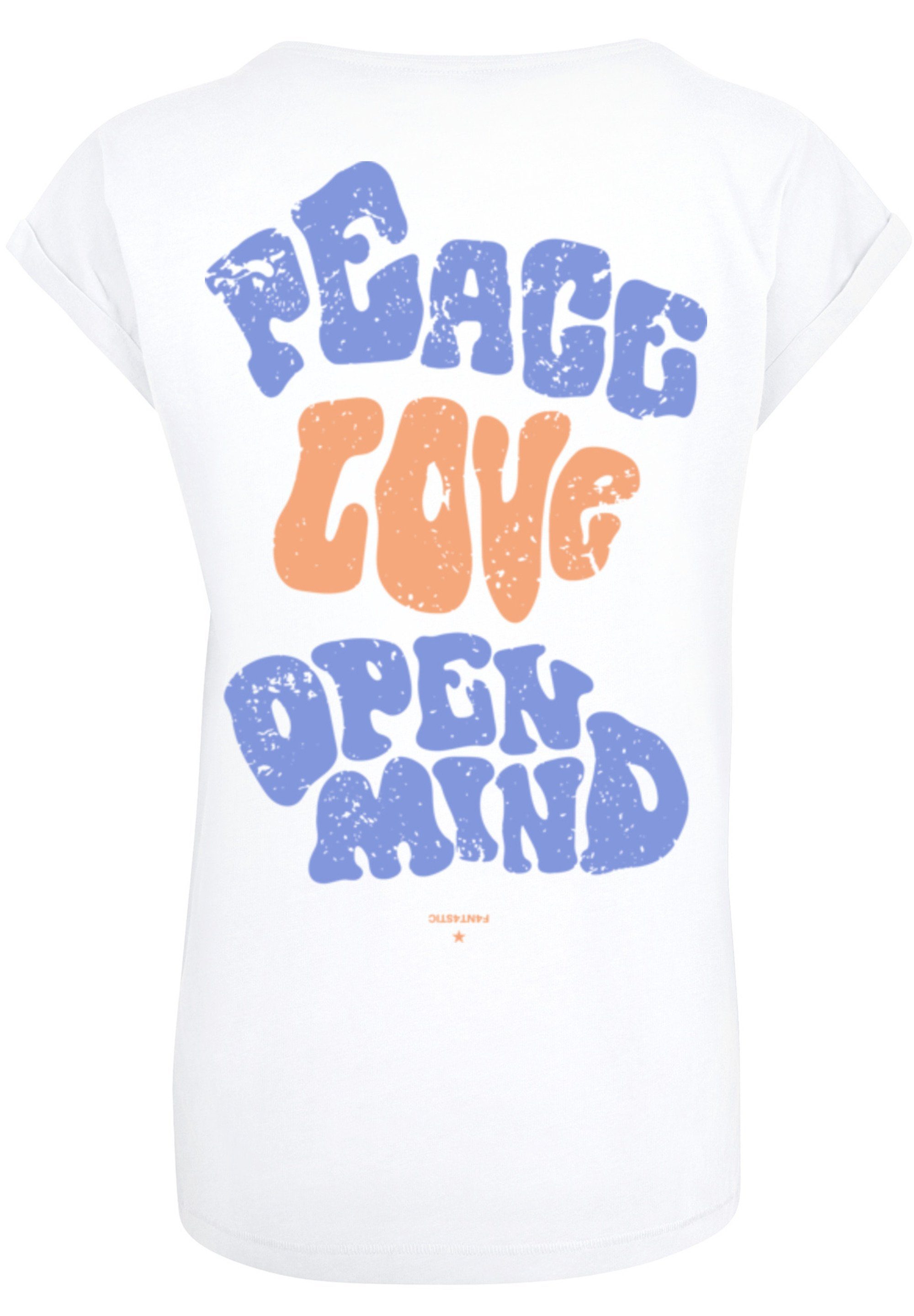 F4NT4STIC T-Shirt Peace Love and Open günstig online kaufen