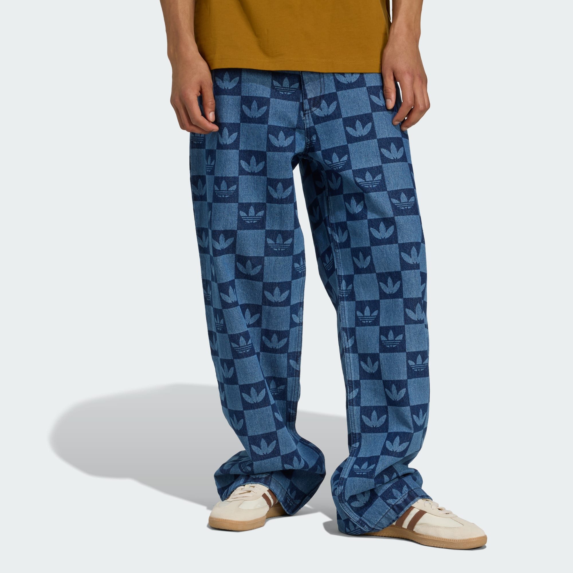 adidas Originals Laufshorts MONOGRAM ALLOVER PRINT REGULAR JEANS (1-tlg) günstig online kaufen