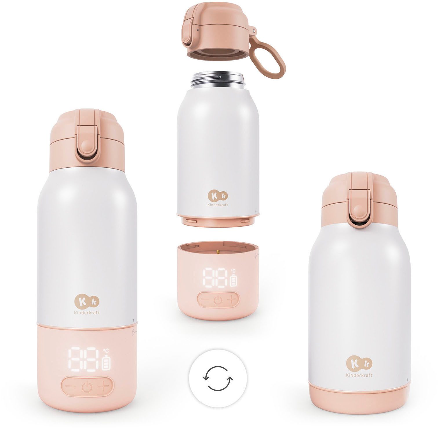 Kinderkraft Flaschenwärmer GAJA, Milchwärmer und Thermosflasche in einem – Bild 3 von 5