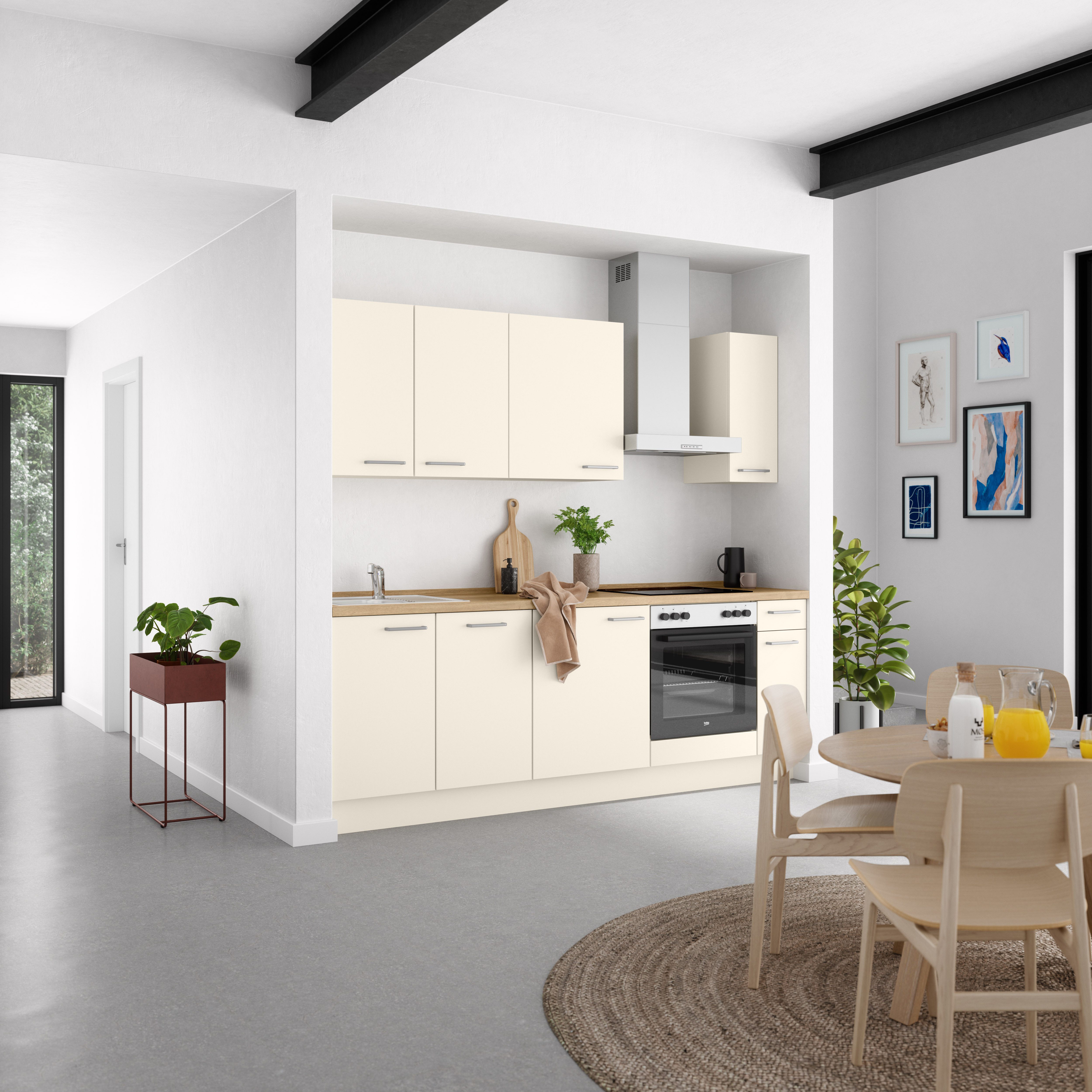 nobilia Küchenzeile ""Touch I"" vormontiert, Ausrichtung wählbar, Breite 24 günstig online kaufen