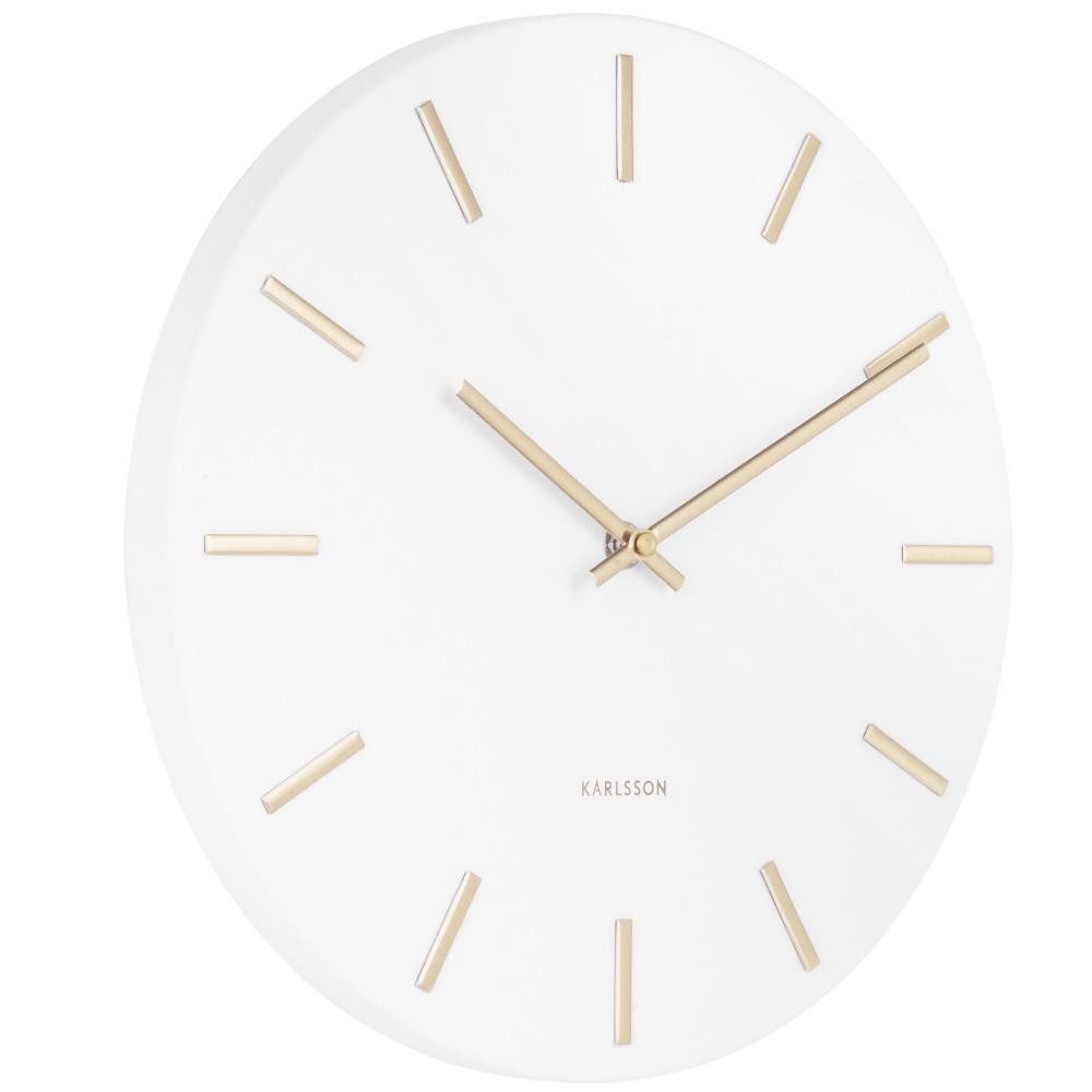 Karlsson Uhr Wanduhr Charm Weiß (30cm) günstig online kaufen