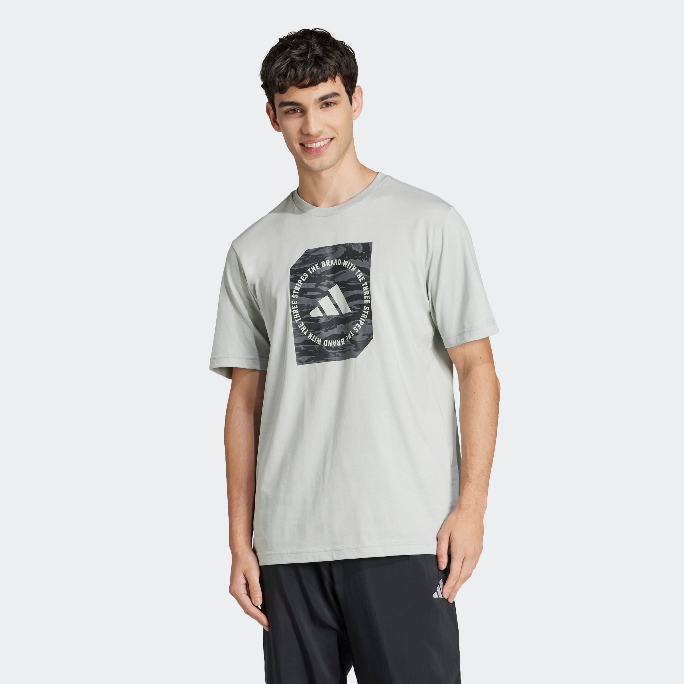 adidas Sportswear T-Shirt M C CAMO BOX T ohne Verschluss, aus weichem Singl günstig online kaufen