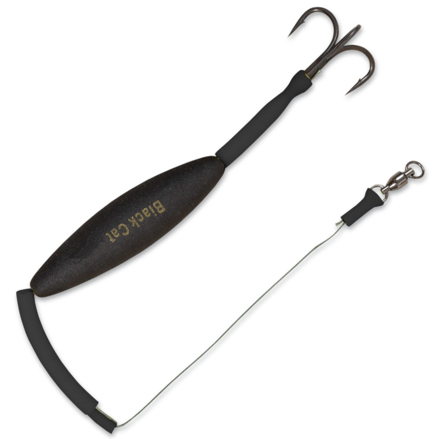 Unterwasserpose Black Cat Worm Pop Up 80cm - Wallervorfach mit U-Pose