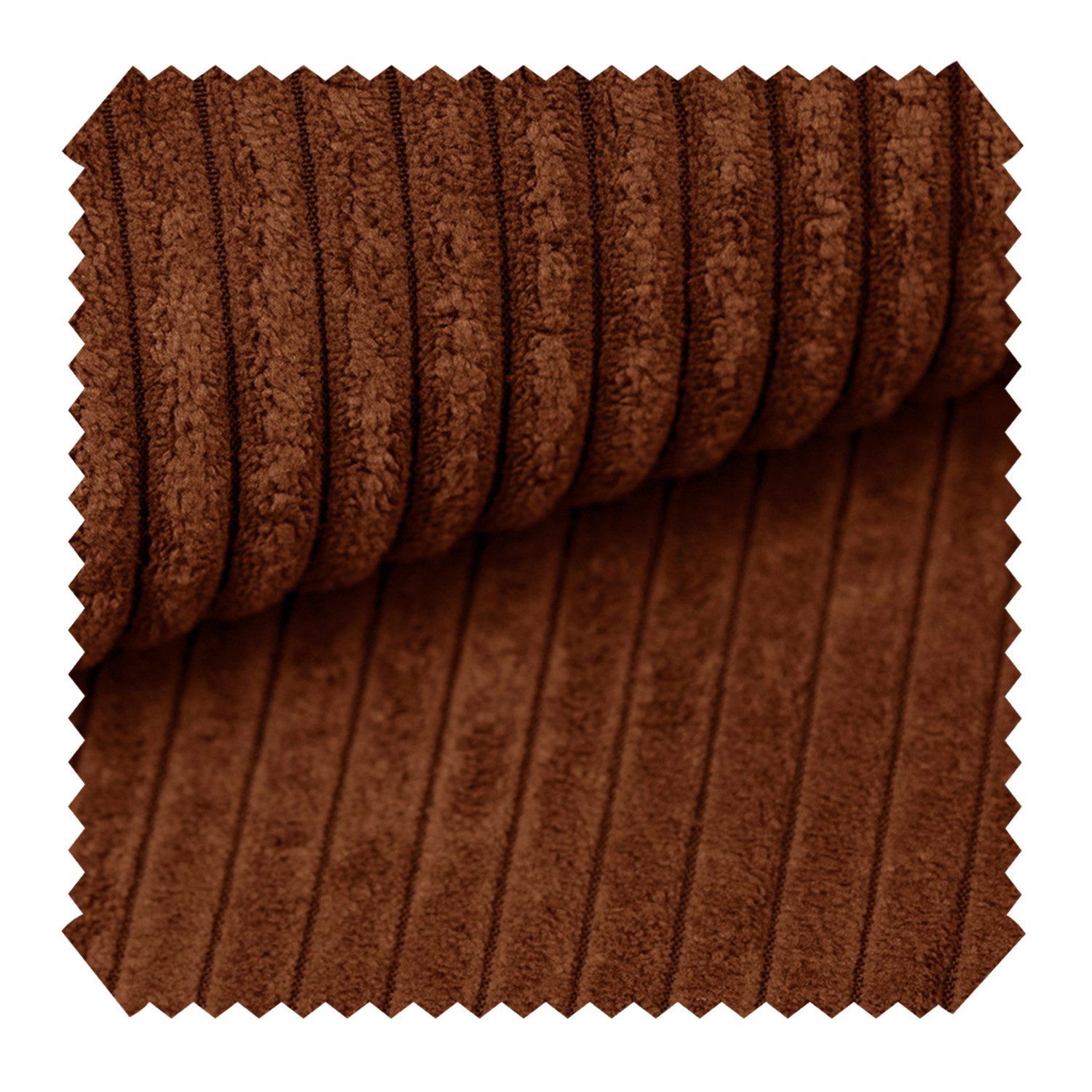 novely® Stoff PORTO - Polsterstoff in Breitcord-Optik - Ultraweicher Möbelstoff, Samtige Haptik, Reißfest, Fusselfrei, Robust, Meterware, 1lfm