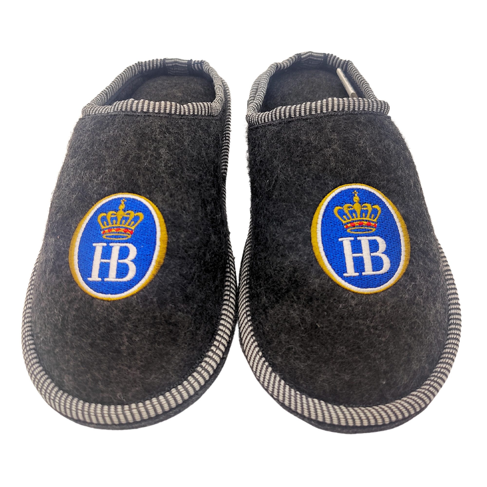 Hofbräuhaus München Filzpantoffeln „Heimat“ mit HB-Logo Pantoffel Größen 36-38, 39-41, 42-44, 45-47