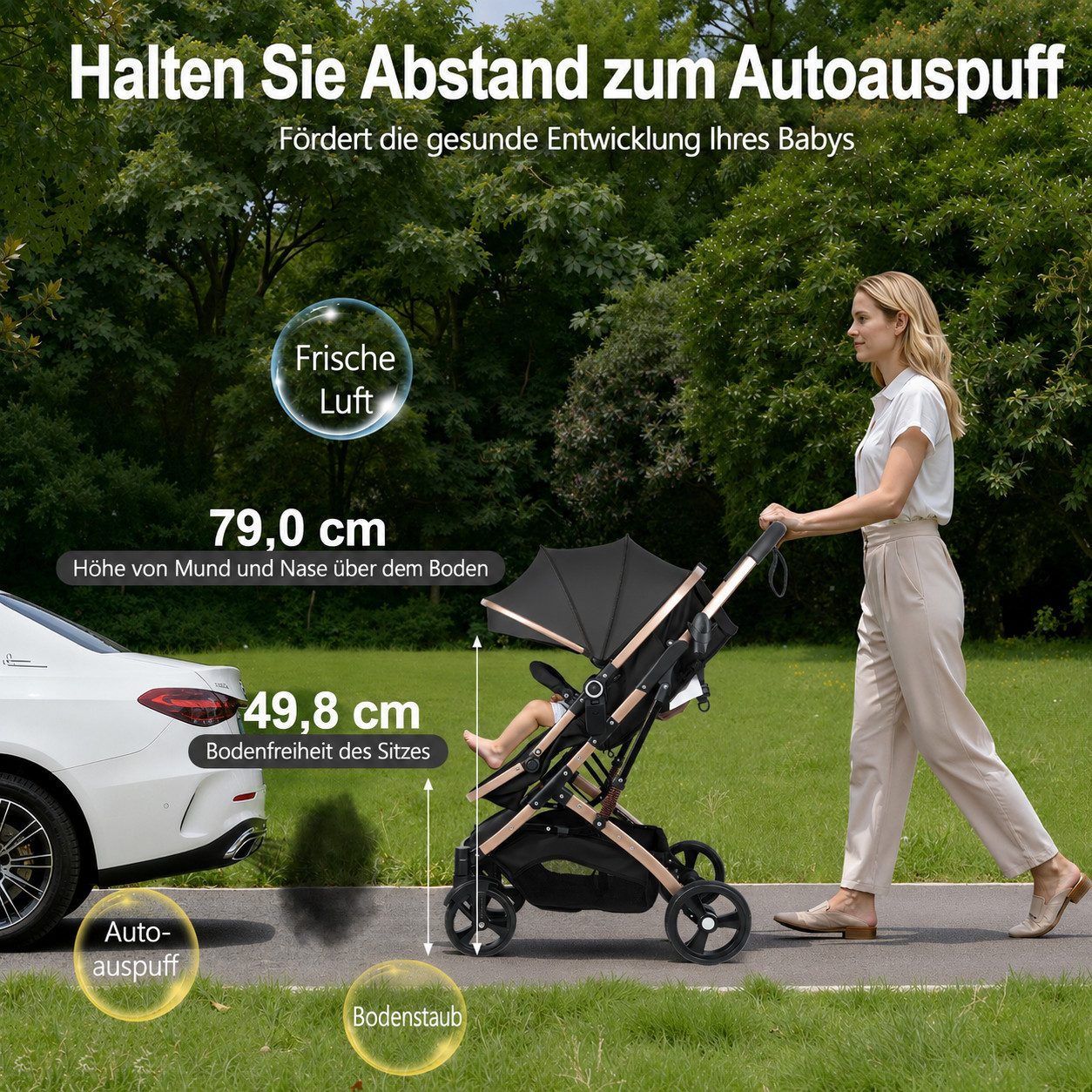 Rutaqian Kinderwagen - Bild 5