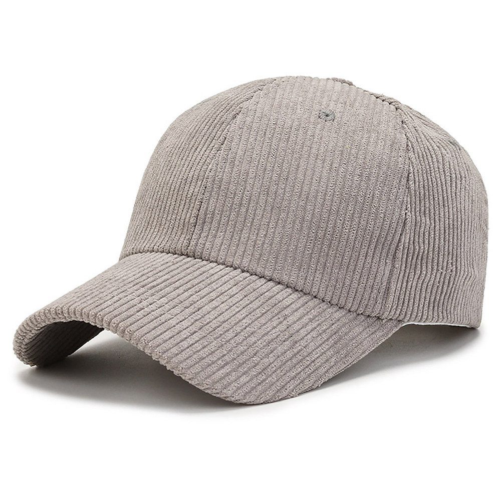 Zaewry Baseball Cap Baseballkappe für Herren und Damen, Aus Cord, verstellbar einfarbig, Unisex, Einheitsgröße, Sonnenmütze
