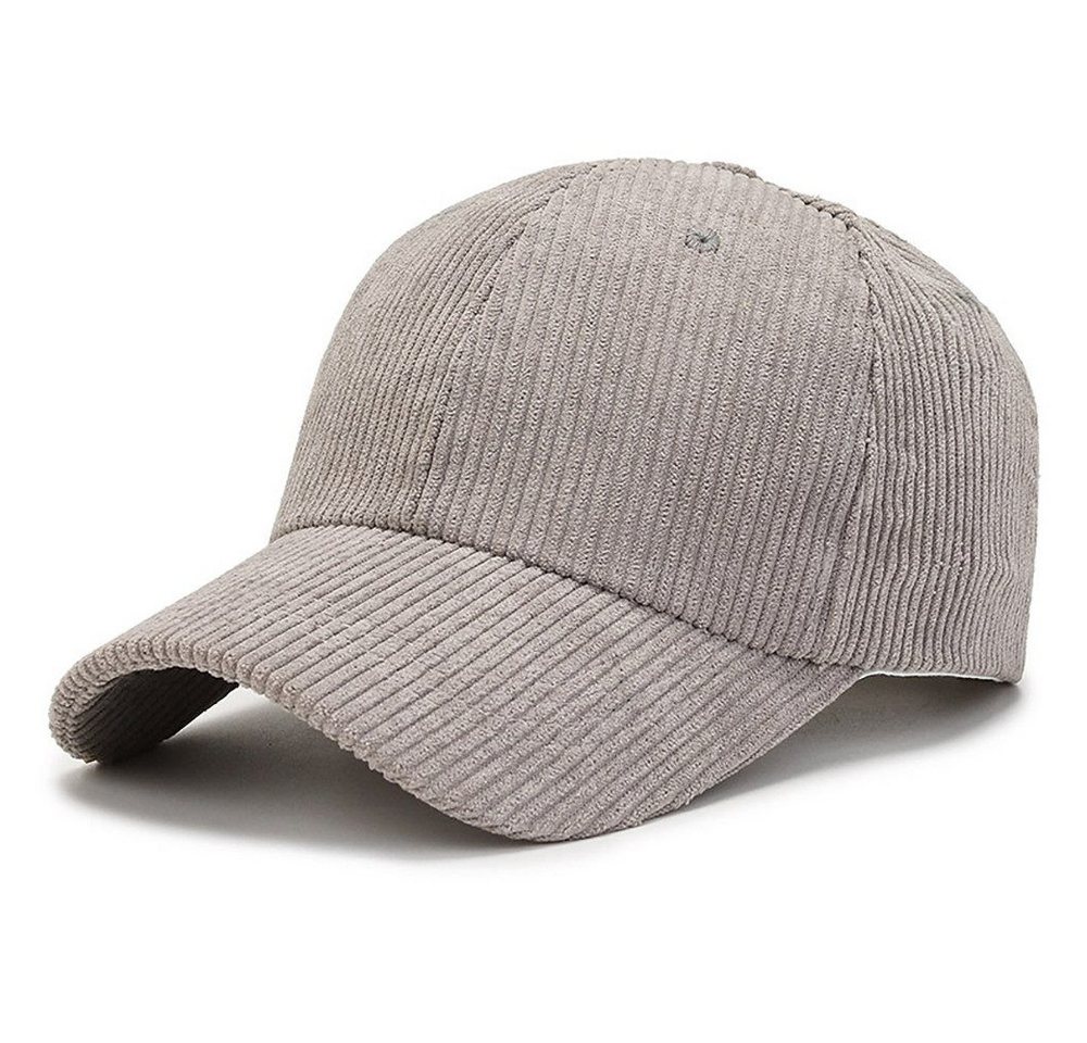 Zaewry Baseball Cap Baseballkappe für Herren und Damen, Aus Cord, verstellbar einfarbig, Unisex, Einheitsgröße, Sonnenmütze