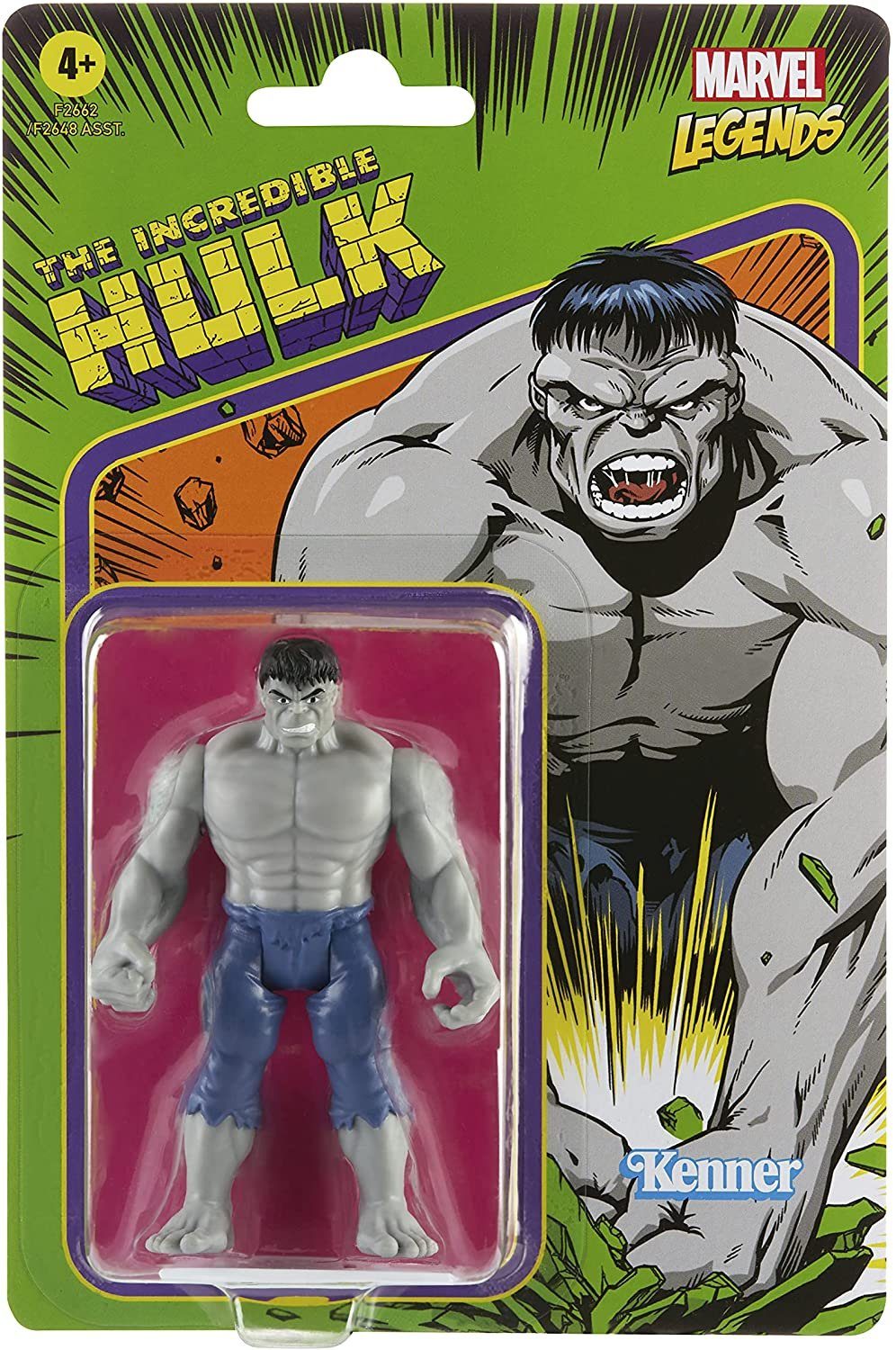Hasbro Actionfigur »Marvel Legends - Retro Actionfigur - the incredible Hulk  (grau)« online kaufen | OTTO