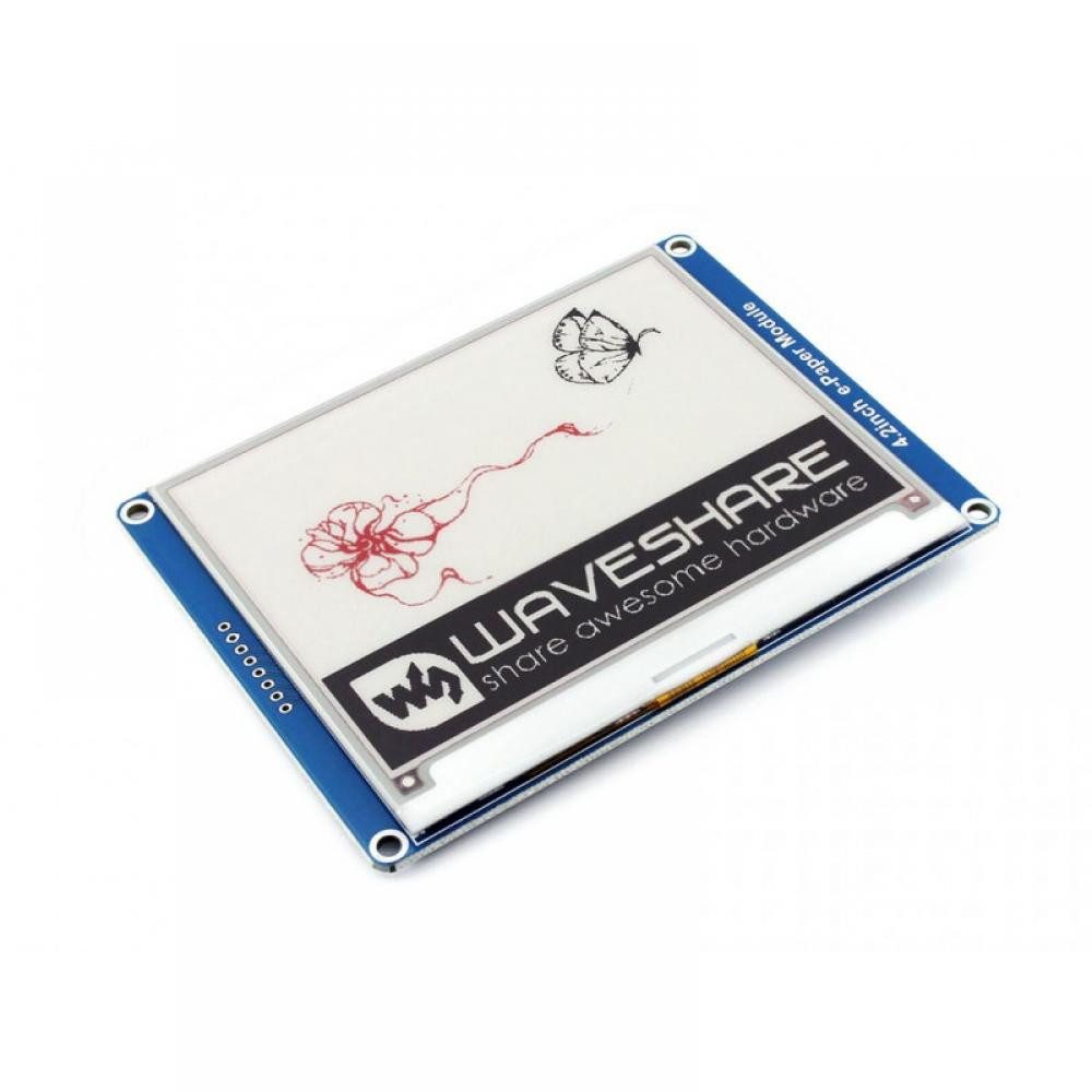 LED-Display 4.2 400×300 ePaper Display Modul mit SPI Interface, dreifarbig (rot