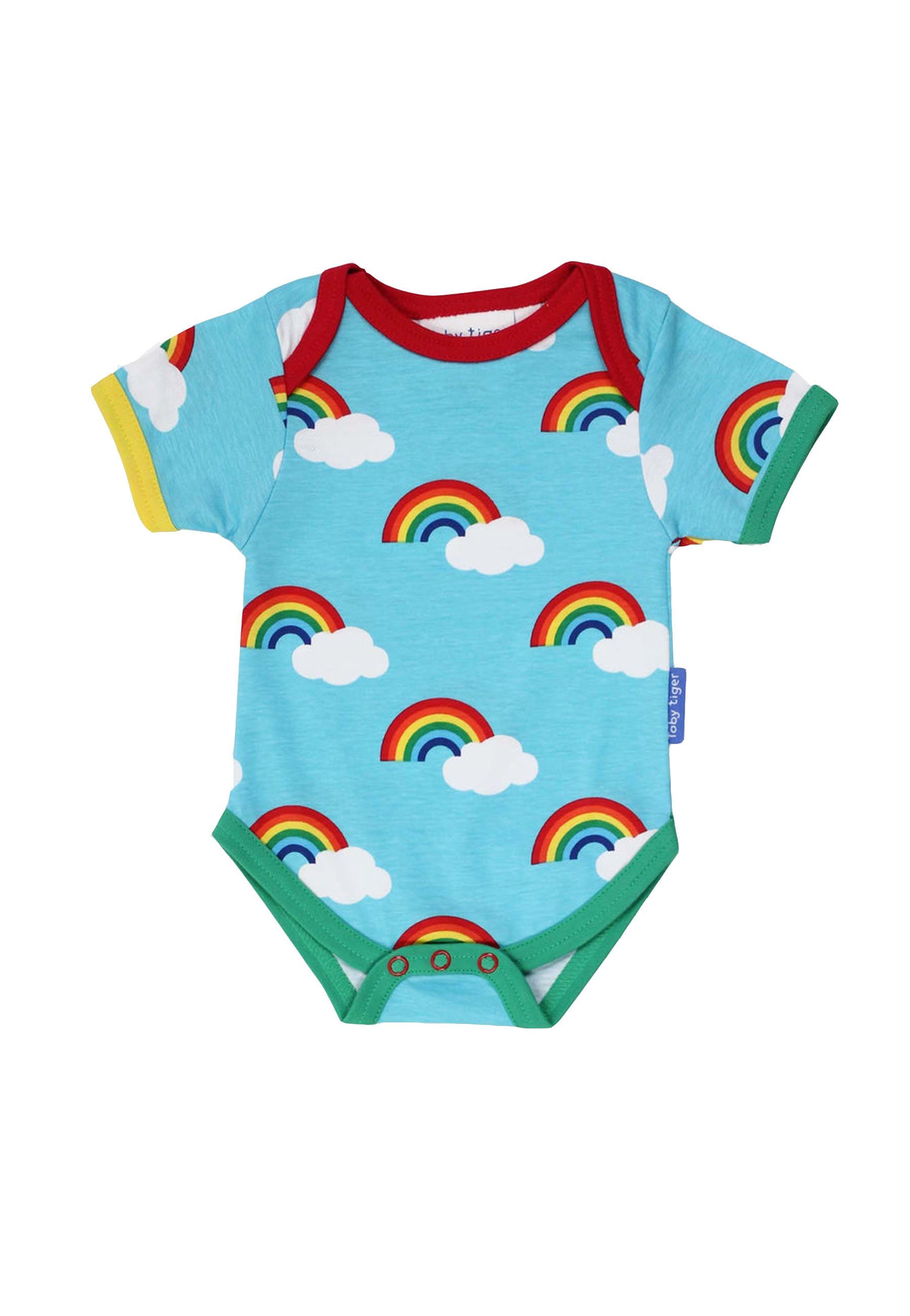 Tiger Regenbogen Toby mit Baby Kurzarmbody Body Print