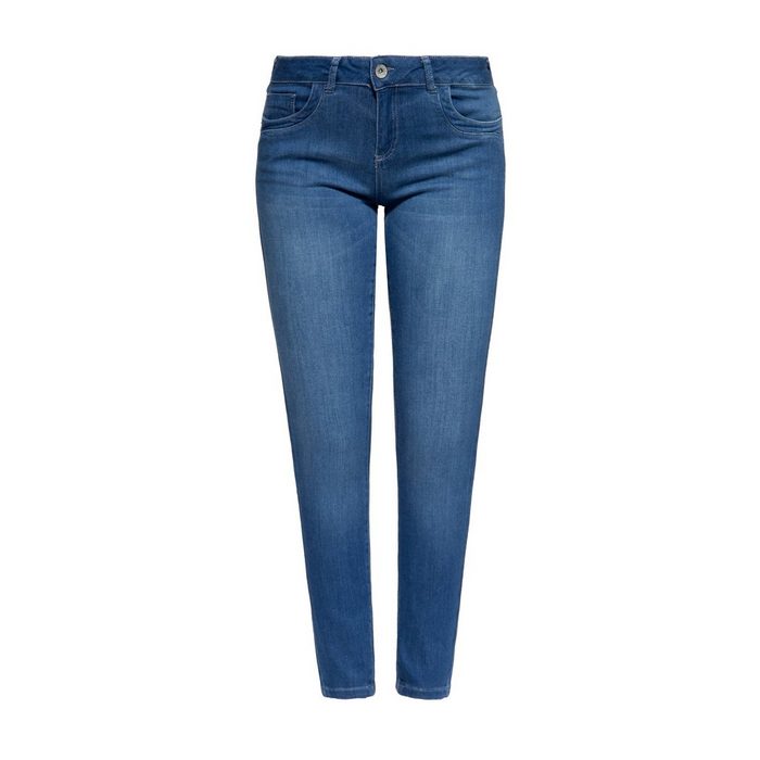 ATT Jeans Slim-fit-Jeans Leoni soft Crinkle-Effekt