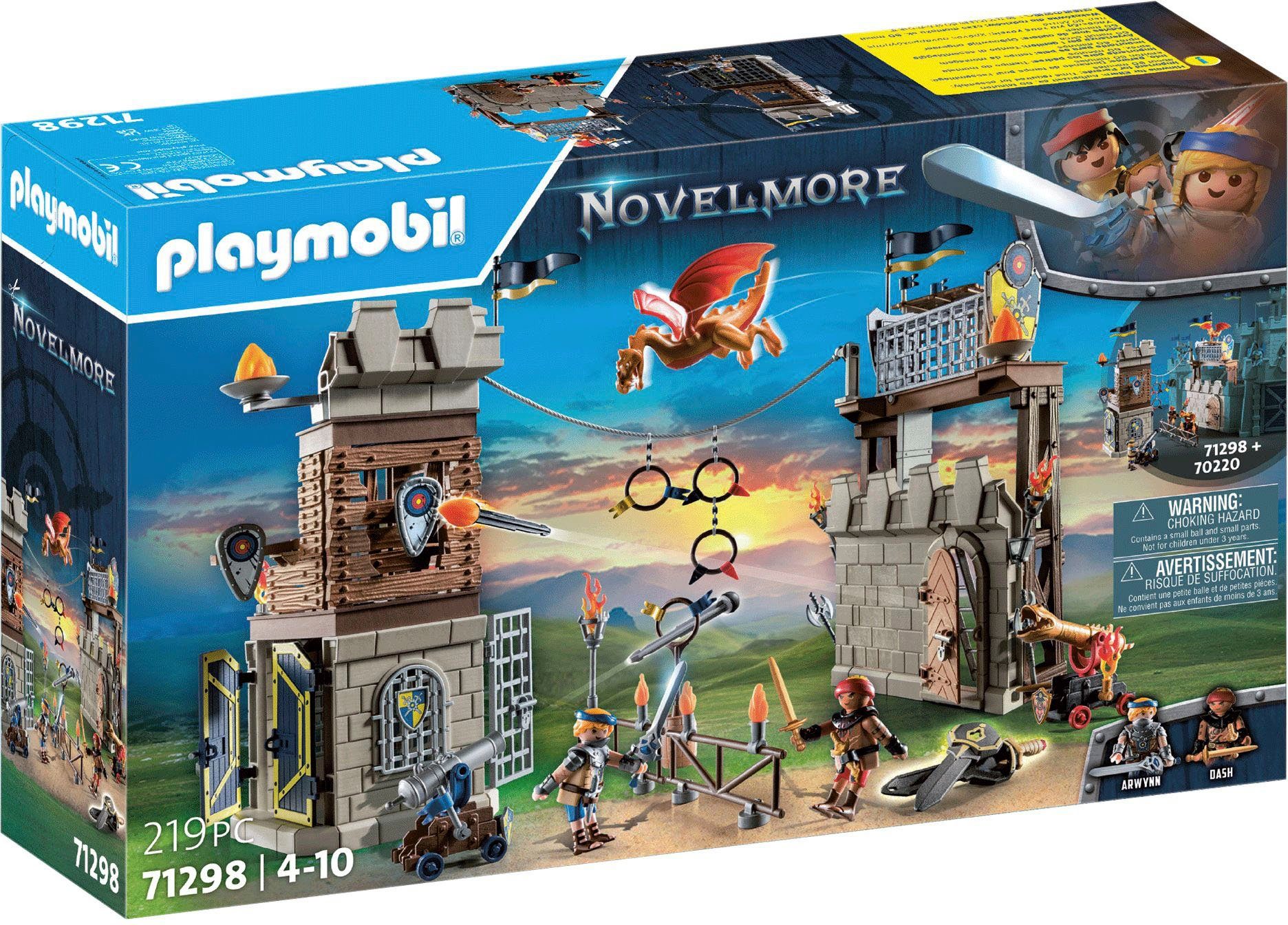 Playmobil® Konstruktions-Spielset Novelmore vs. Burnham Raiders - Turnierarena (71298), Novelmore, (219 St), Made in Germany