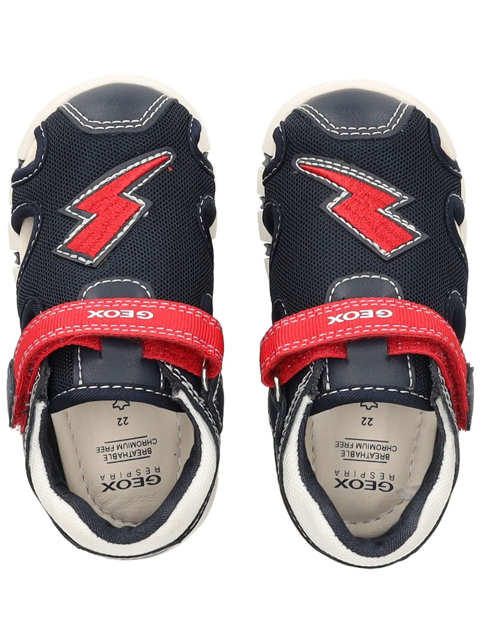 Geox Geox Sandalen Lederimitat/Mesh Klettschuh