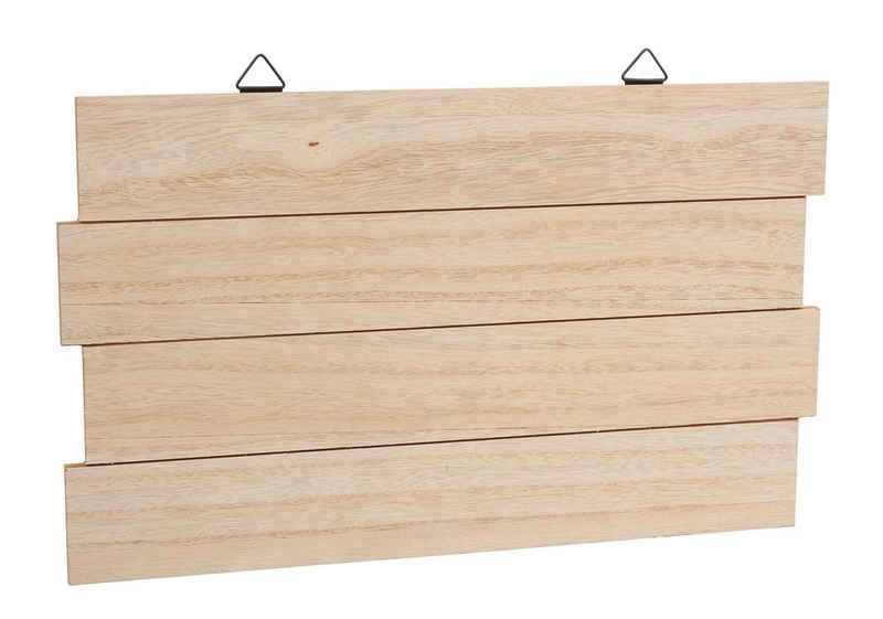 VBS Wanddekoobjekt »Holzplatte/Dekoschild Board«, 45,5 cm x 27 cm x 0,8 cm