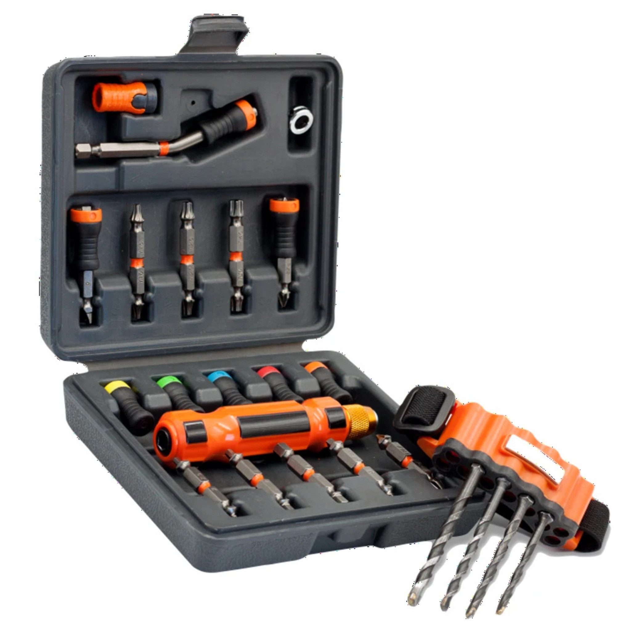 Bohrer- und Bit-Set 9 Magnet Driver + Zubehör