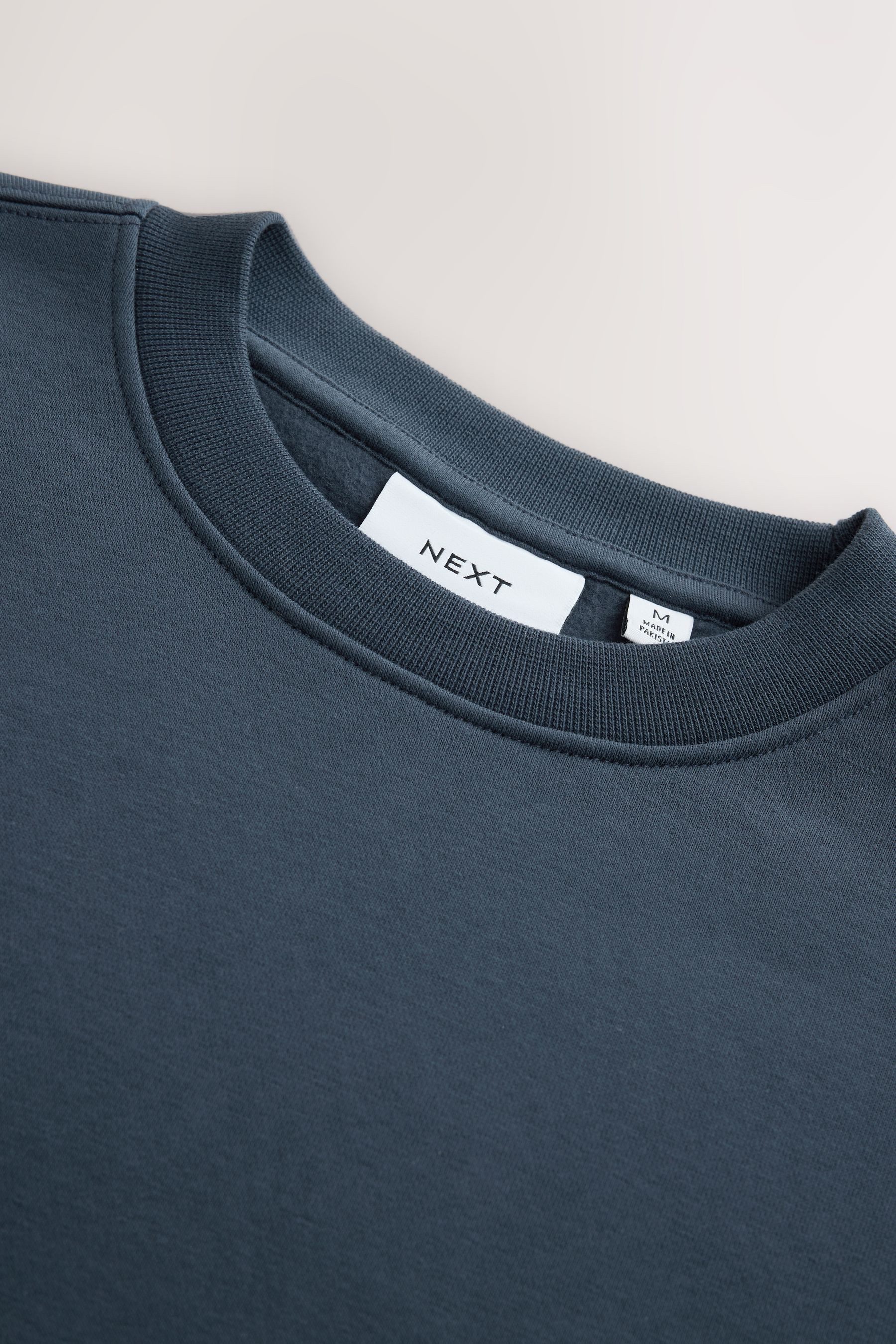 Next Sweater Schweres Regular Fit Rundhalssweatshirt (1-tlg) – Bild 3 von 5