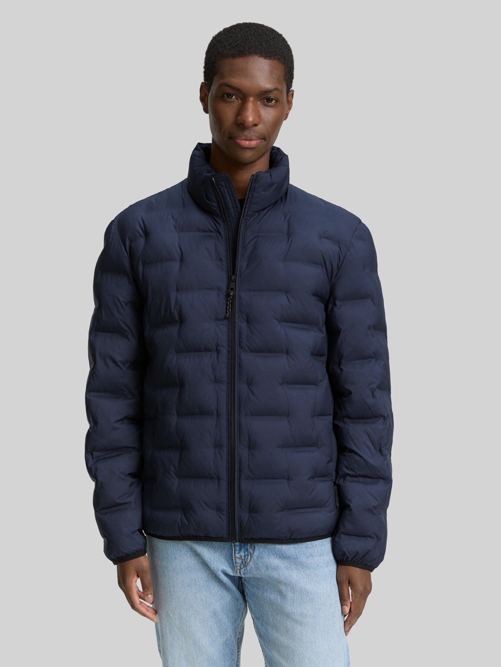 TOM TAILOR Denim Winterjacke Jacken Lightweight Steppjacke mit Stehkragen