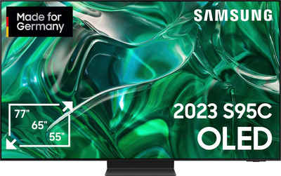 Samsung GQ55S95CAT LED-Fernseher (138 cm/55 Zoll, Smart-TV, Gaming Hub, Infinity One Design, Neural Quantum Prozessor 4K, Samsung OLED, Smart Hub & Gaming Hub)