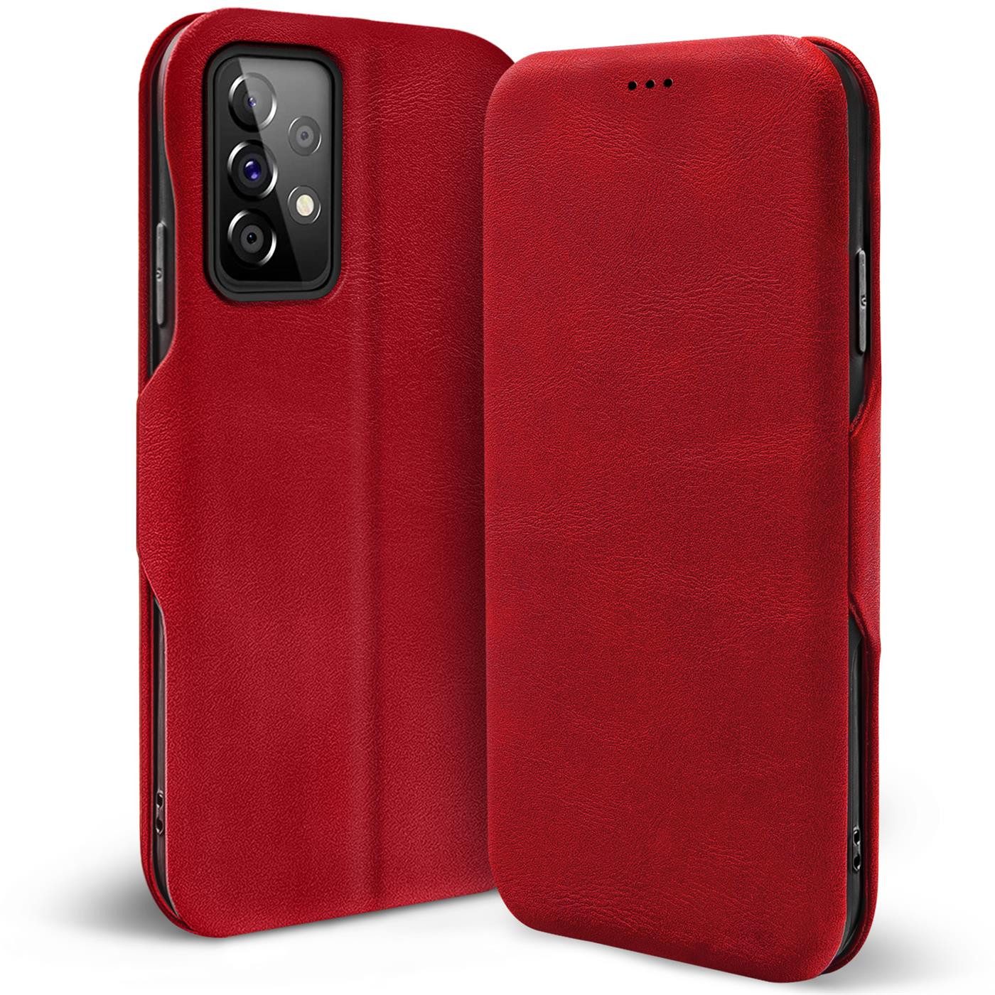 CoolGadget Handyhülle Business Premium Hülle für Samsung Galaxy A52 4G/5G 6,5 Zoll, Handy Tasche mit Kartenfach für Samsung A52 4G/5G, A52s 5G Schutzhülle