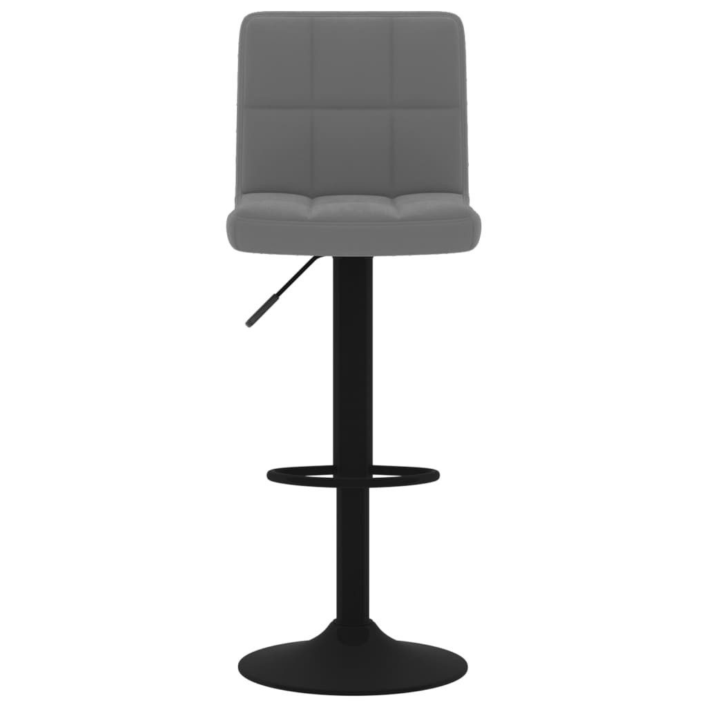vidaXL Barhocker Barhocker Dunkelgrau Samt (1 günstig online kaufen