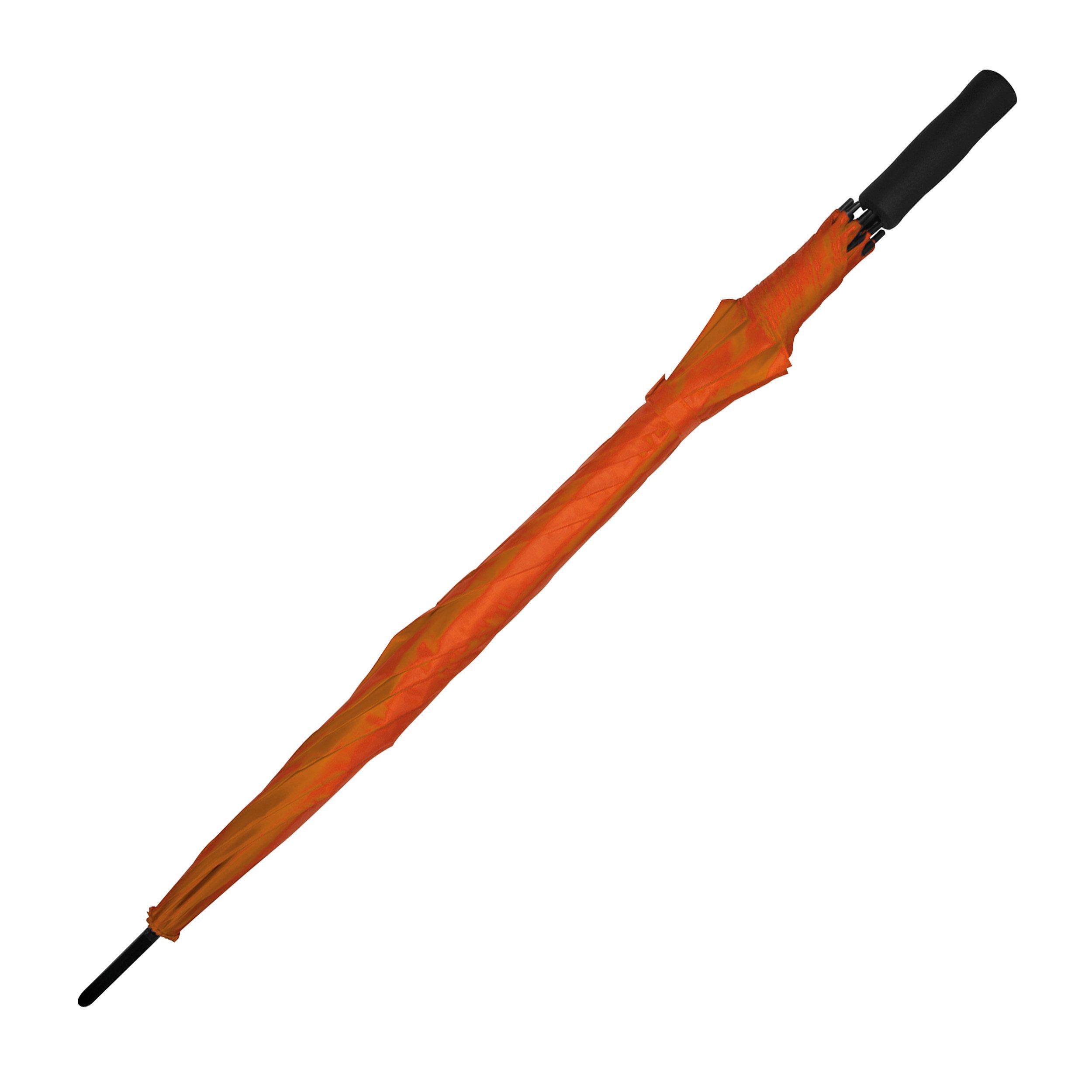 Easy Gifts Stockregenschirm Automatik-Regenschirm XXL / mit Softgriff / Farbe: orange