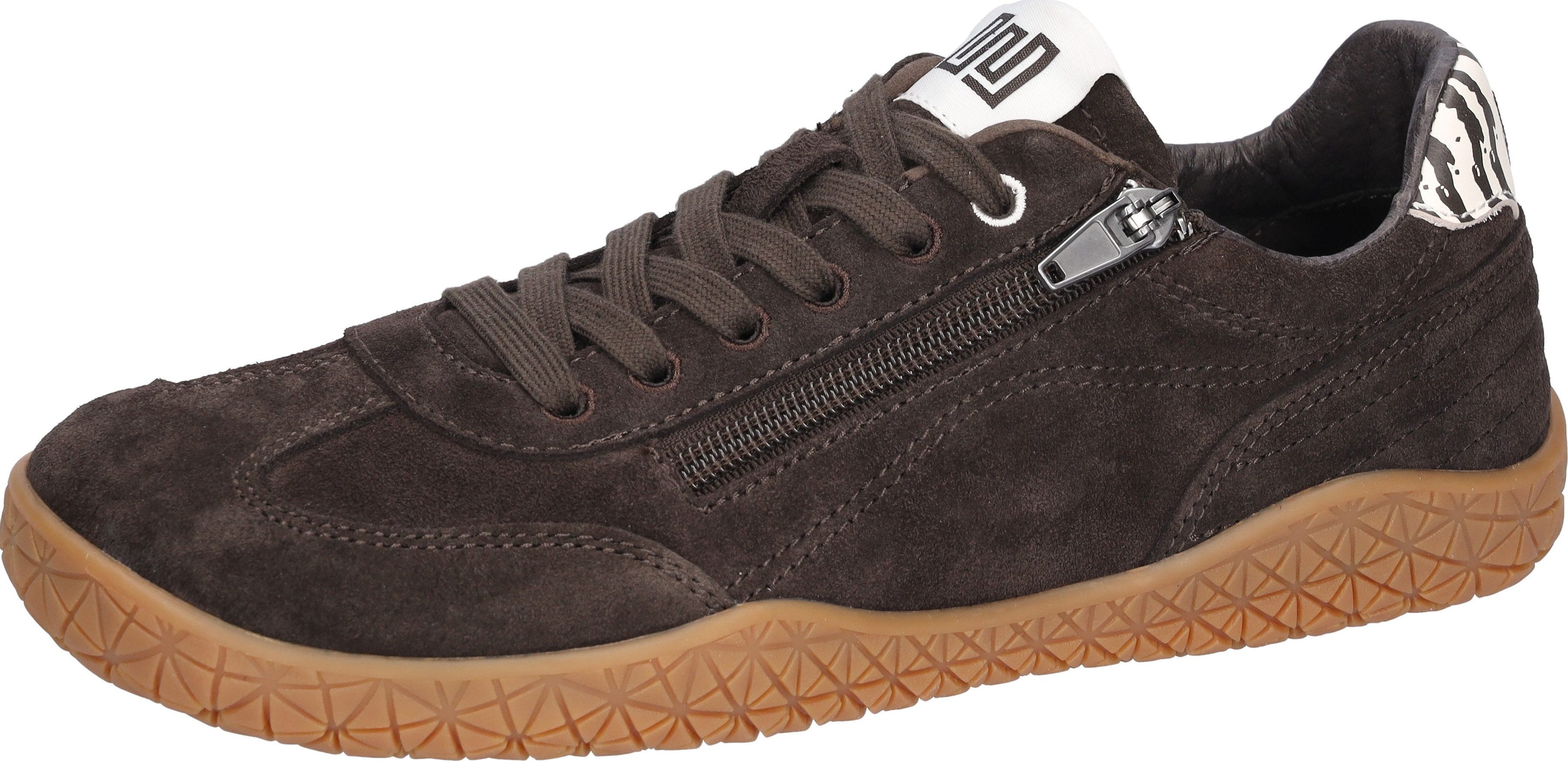 Waldläufer H-Britt Schnürschuh Sneaker, Komfortschuh mit Schnürung und Reißverschluss, H-Weite