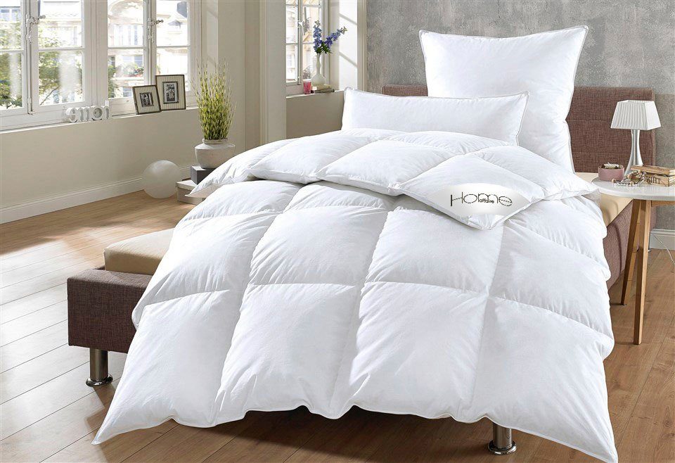 Home affaire Daunenbettdecke + Kopfkissen Köniz, Bettdecke 135x200&155x220 günstig online kaufen