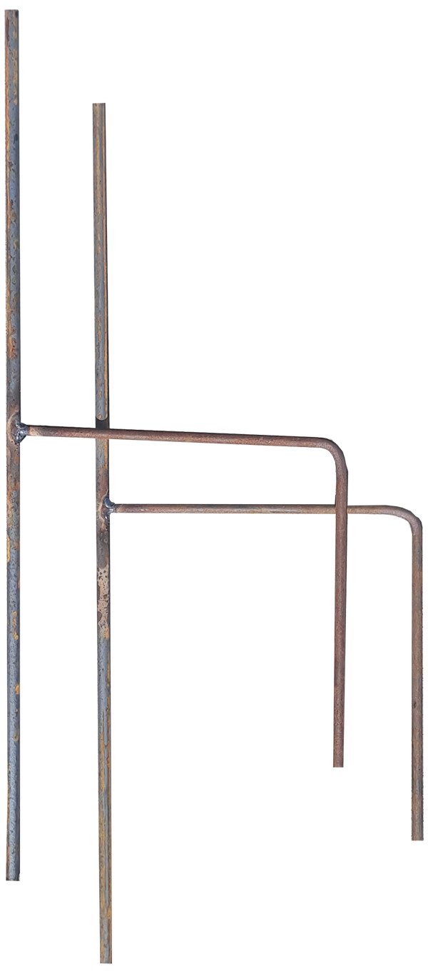 EdelrostPassion Sichtschutzelement, B:50-70cm H:100-200cm zum stecken, metall, 2mm, Edelrost, pflegeleicht