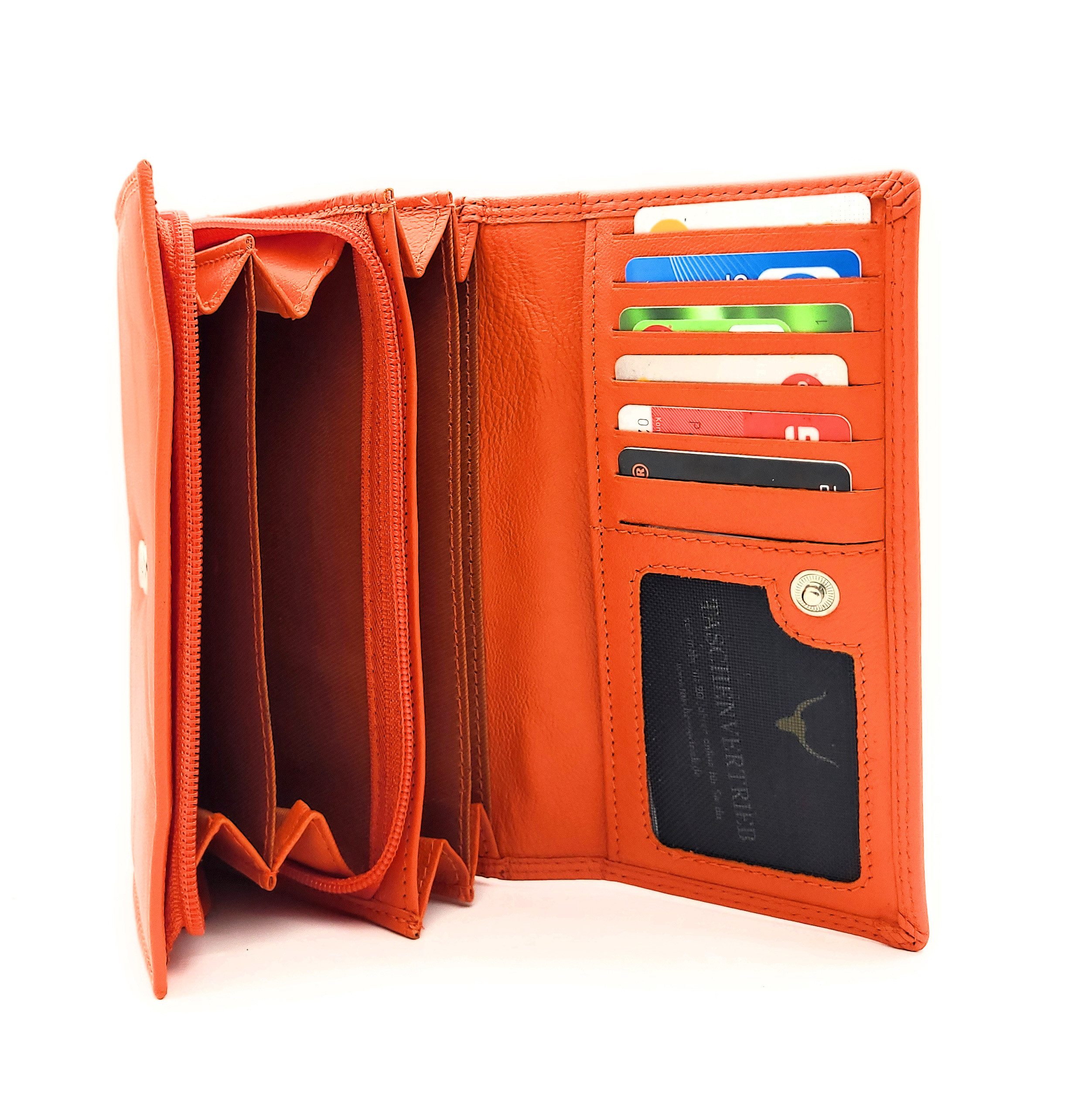 Lemasi Geldbörse XXL Damenbörse aus echtem Nappaleder mit RFID-Schutz, 18 K günstig online kaufen