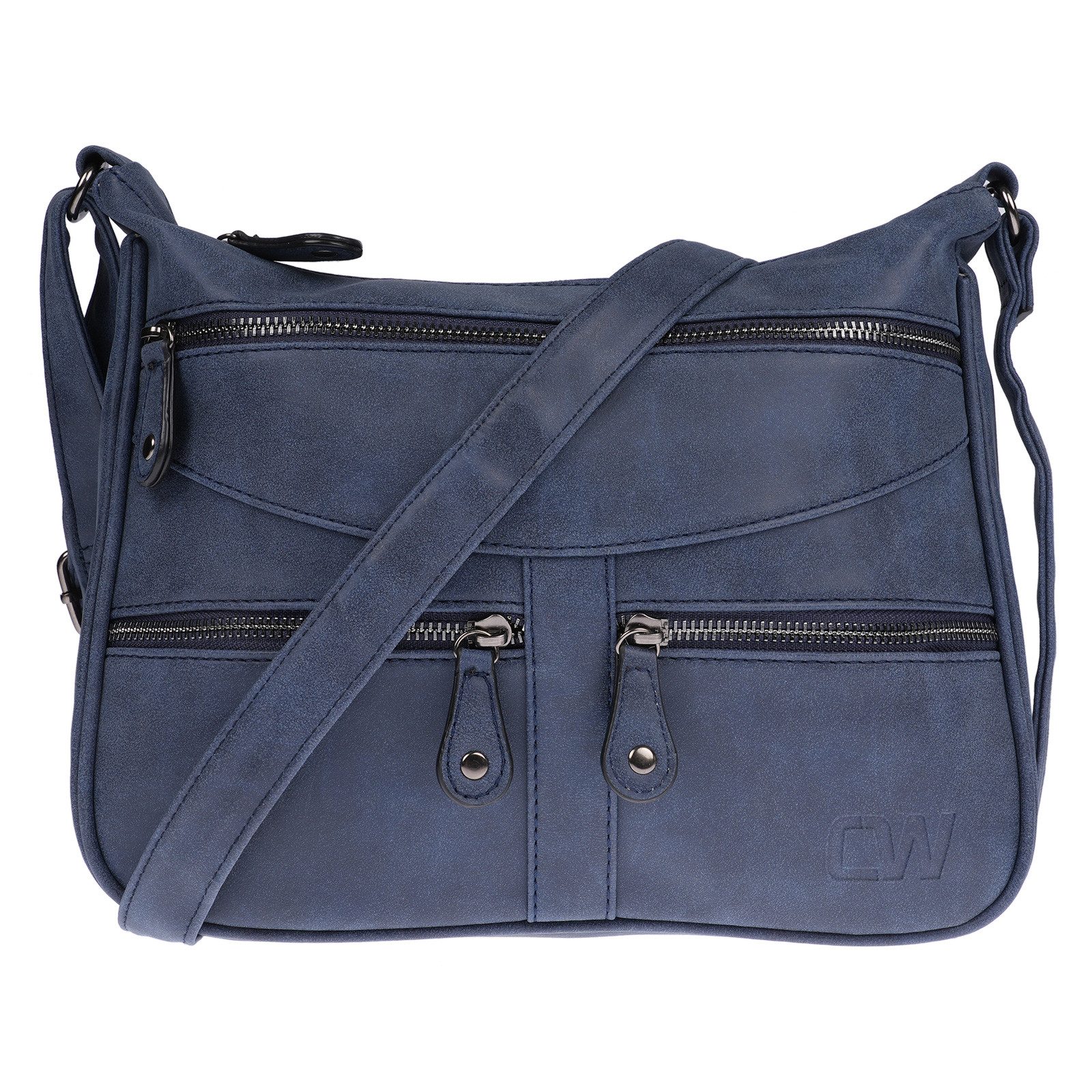 Christian Wippermann Umhängetasche Damen Tasche Schultertasche Umhängetasche Crossover (einzeln), Bag Leder Optik Handtasche