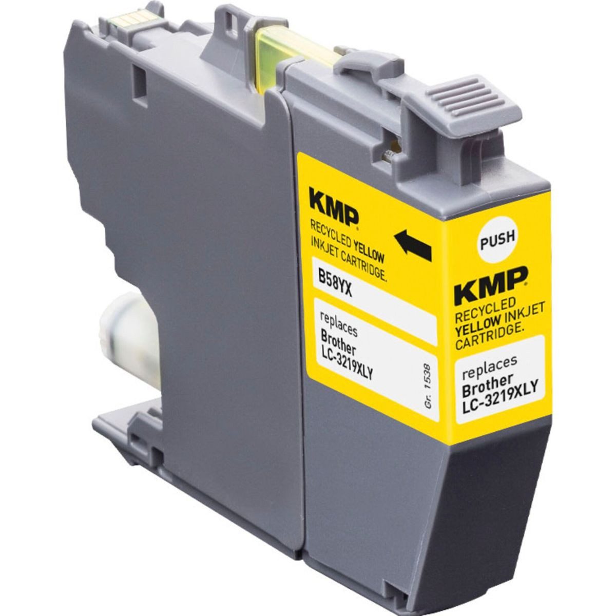 KMP B58YX Tintenpatrone yellow komp. mit Brother Tintenpatrone