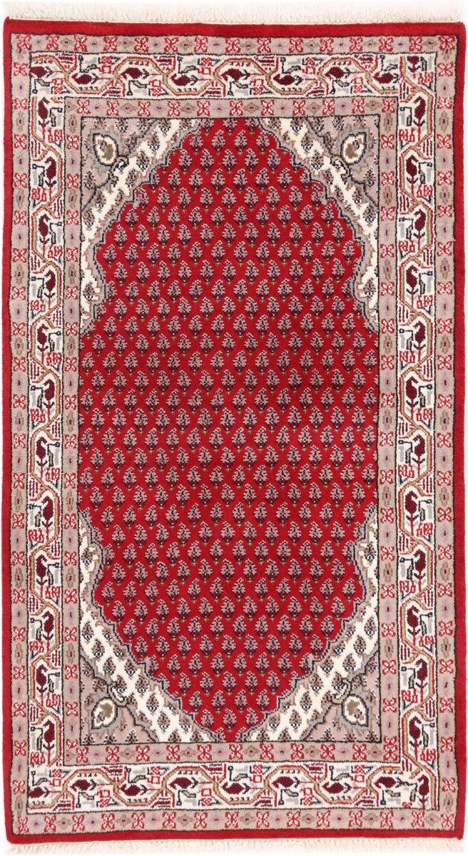 Orientteppich Indo Sarough 88x157 Handgeknüpfter Orientteppich, Nain Trading, rechteckig, Höhe: 15 mm | Kurzflor-Teppiche
