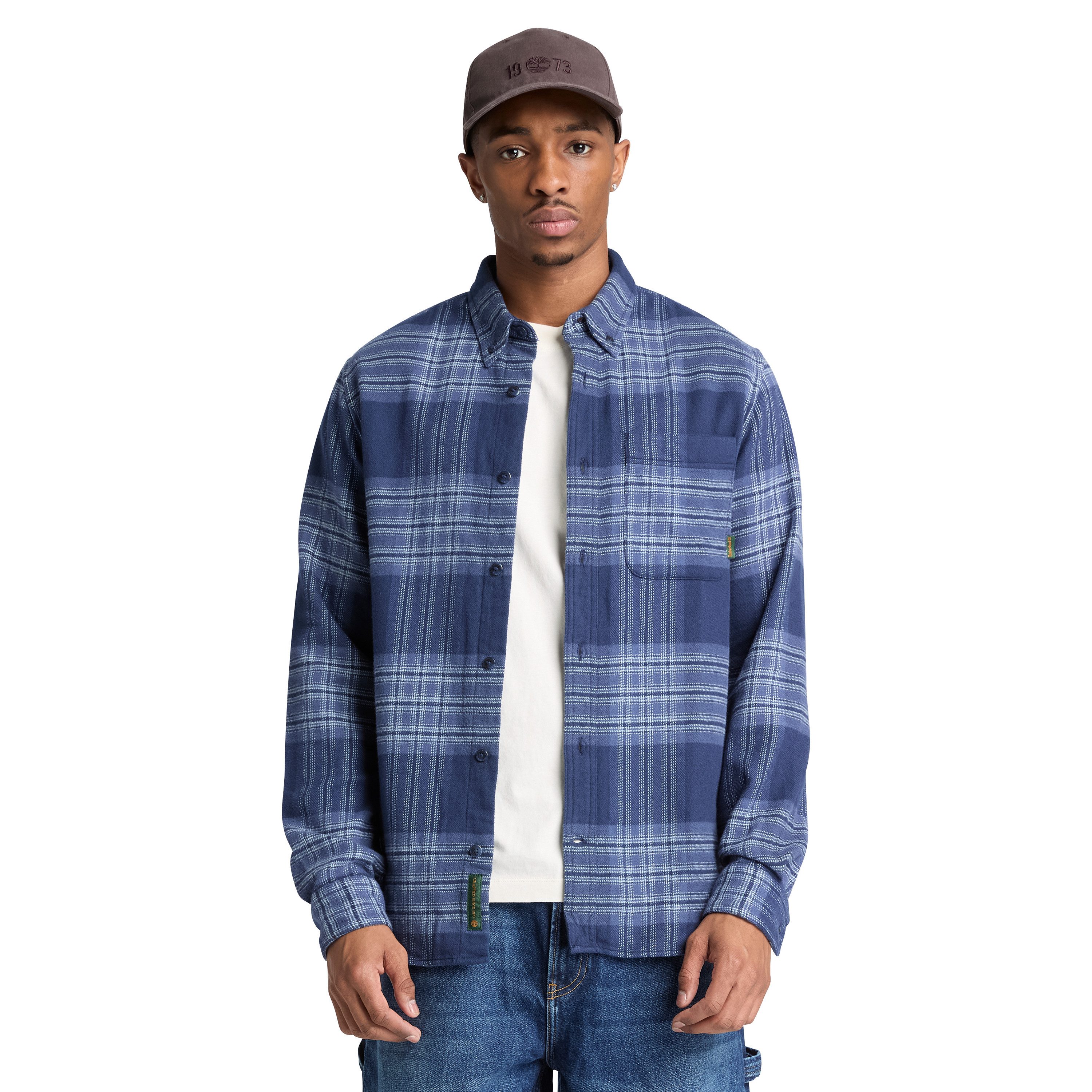 Timberland Flanellhemd Flannel House Check Shirt (Regular) Regular Passform, aus Baumwolle, erhältlich in den Größen XS bis XXXL