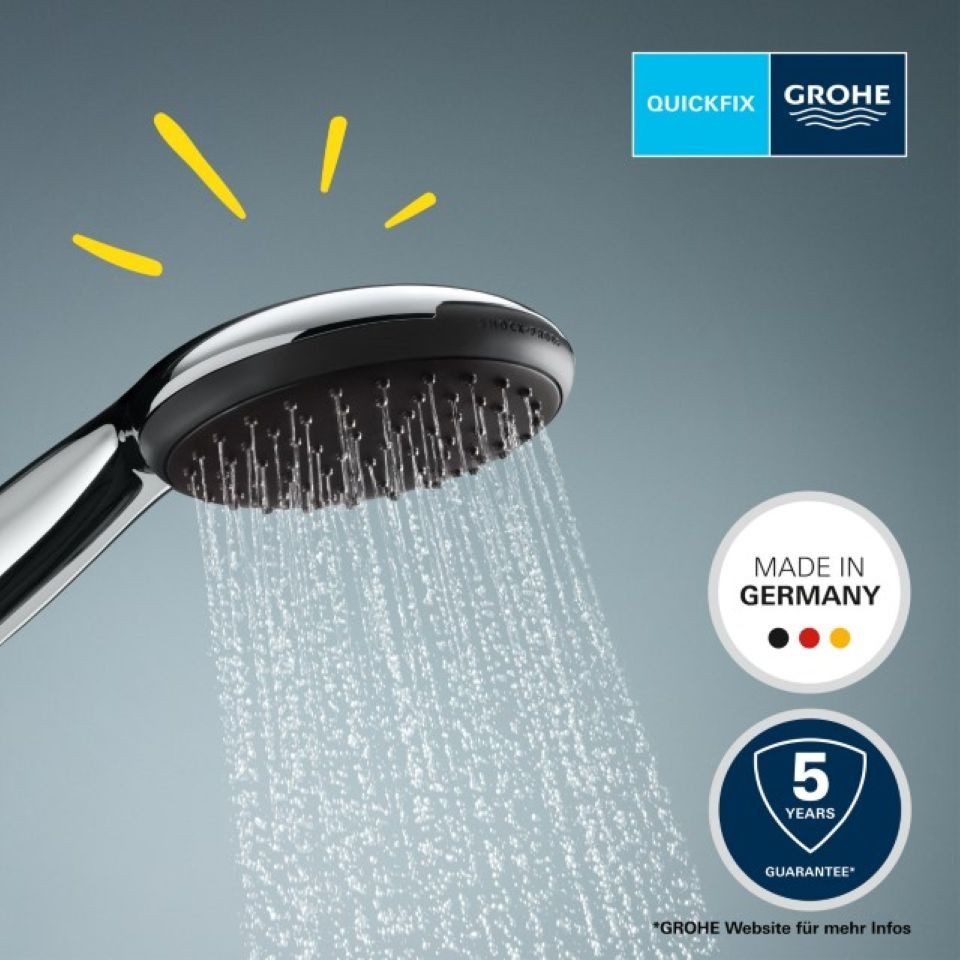 Grohe Duschbrause Vitalio Start 110 Handbrause, Quickfix, chrom (26031001)