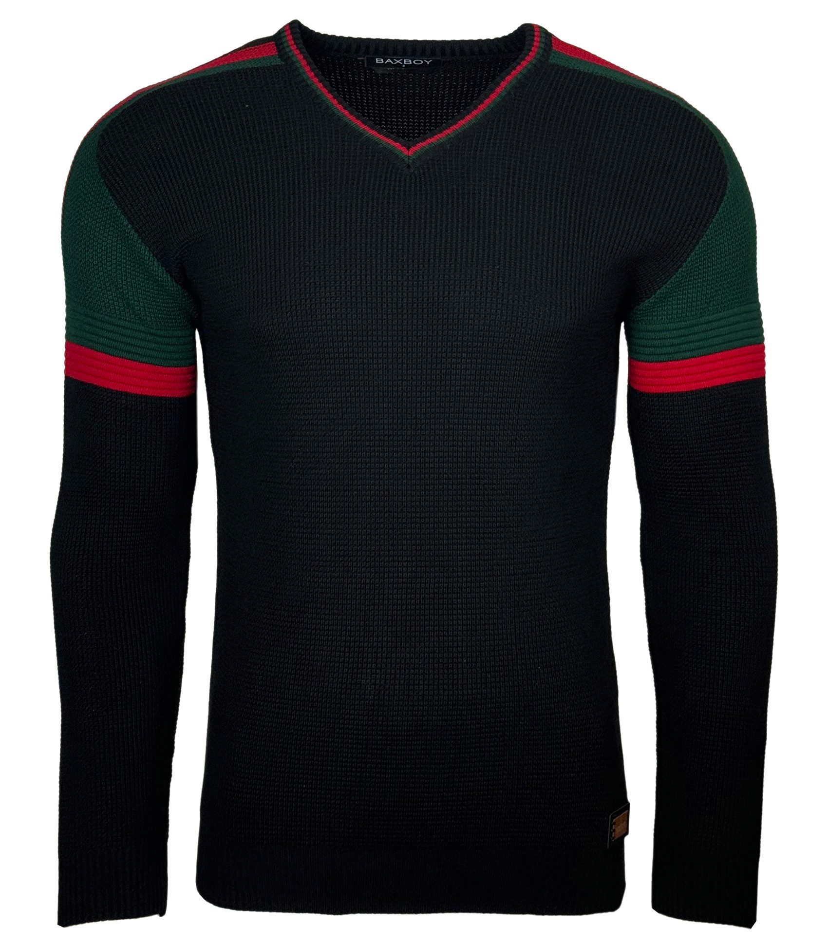 Baxboy Strickpullover BAXBOY Herren stylischer V-Neck günstig online kaufen