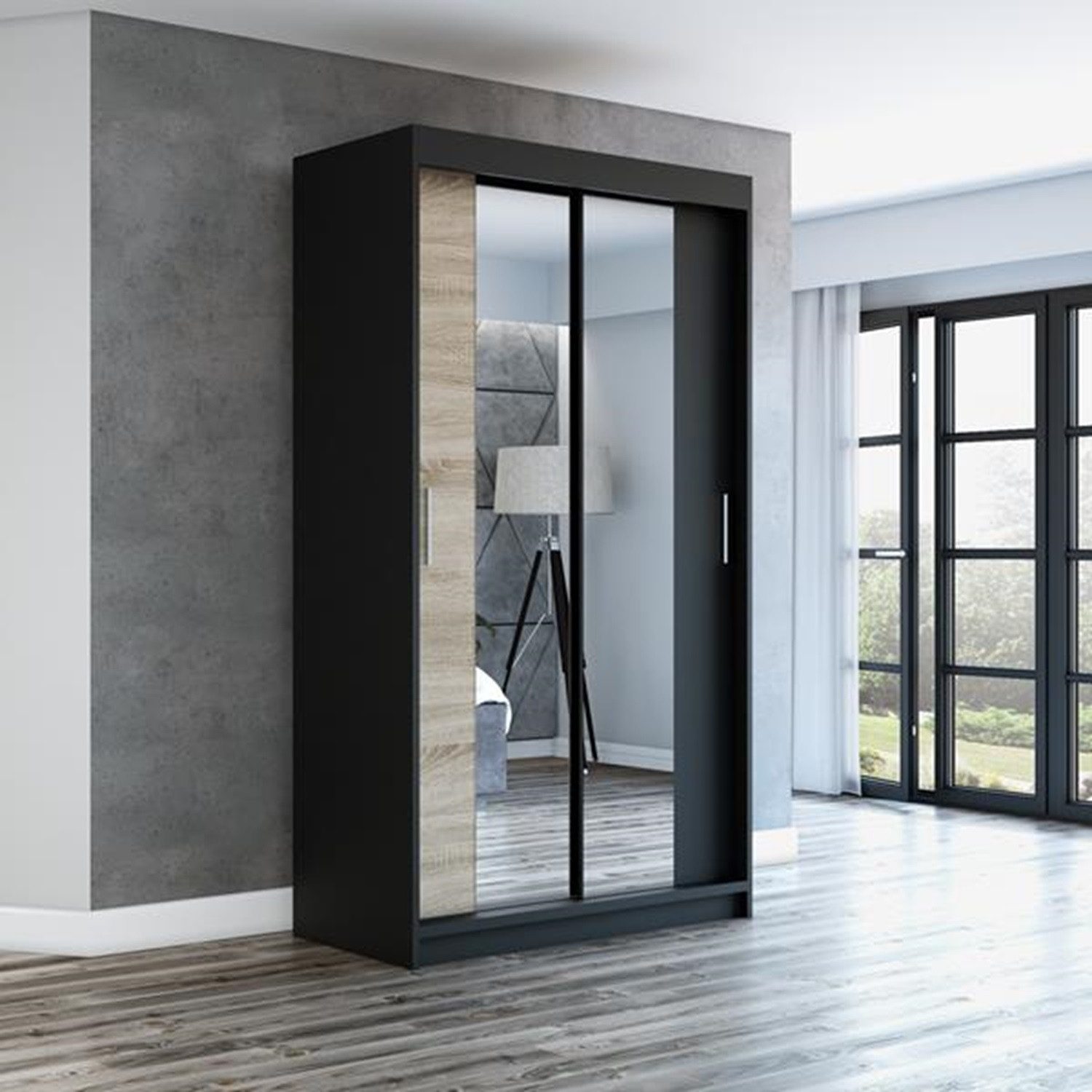 A&J MöbelLand GmbH Schwebetürenschrank NEO 2-türig günstig online kaufen
