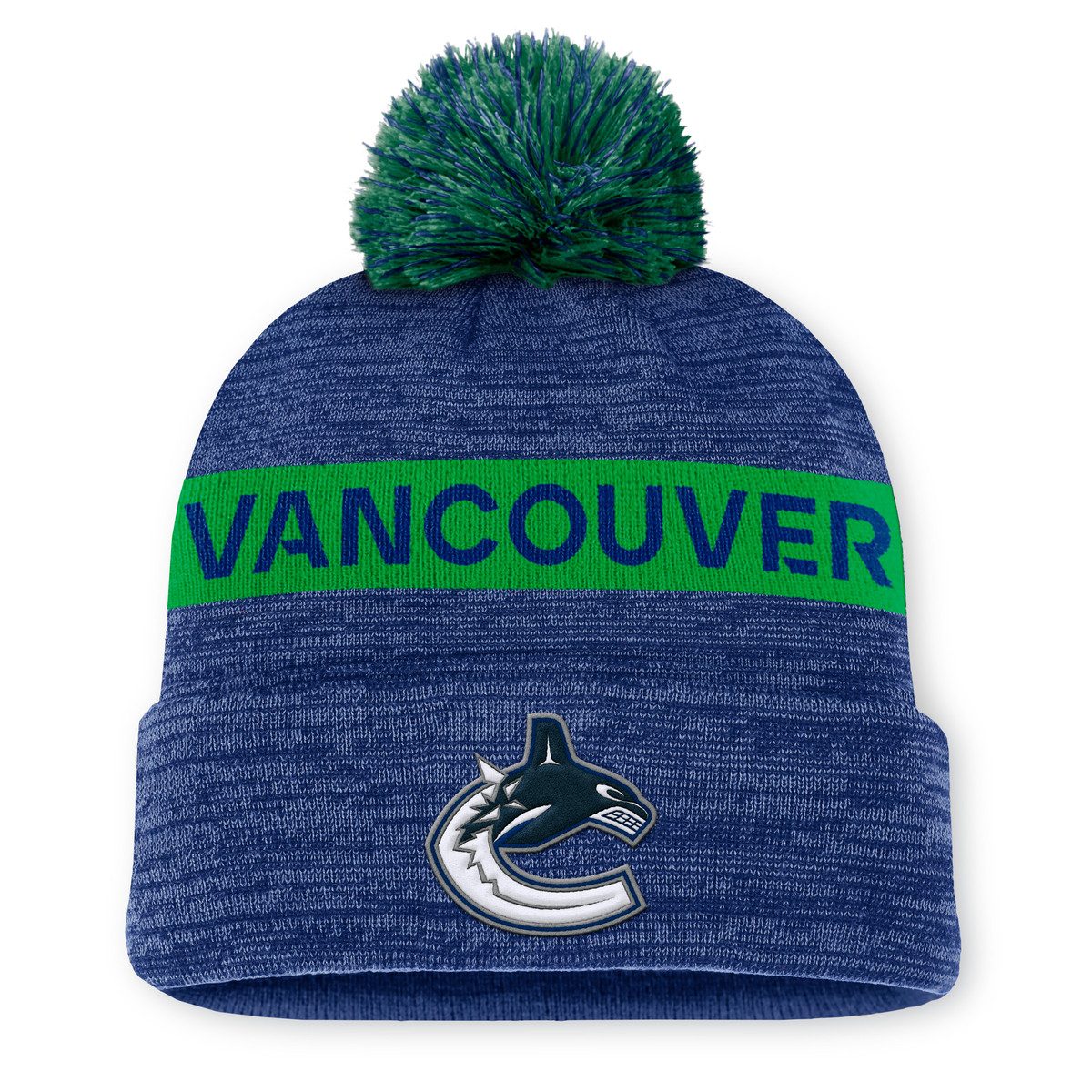 Bommelmütze Fanatics Mütze Vancouver Canucks Authentic ProRink Beanie Cuff