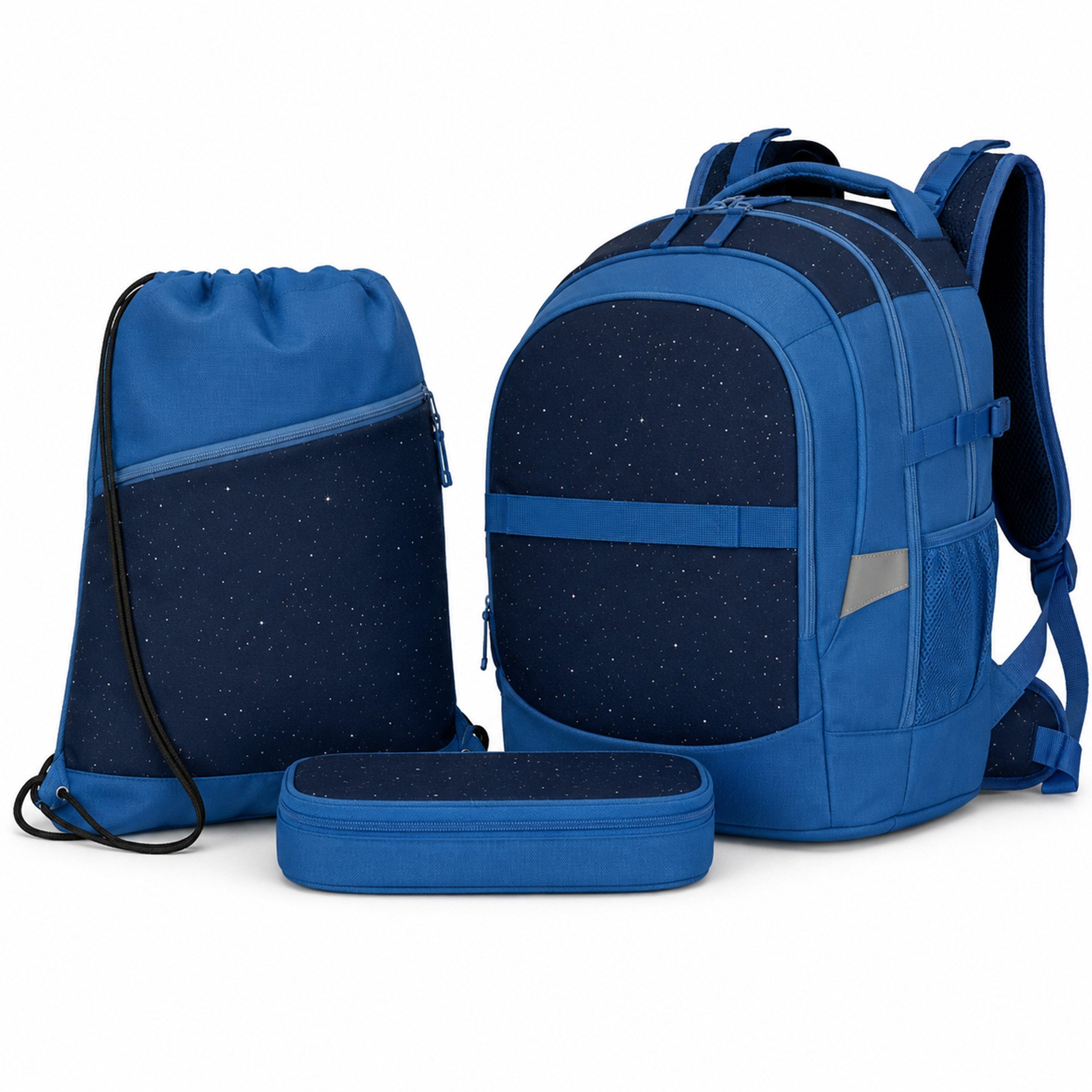 Schulrucksack Kinder Schulrucksack mit Federmappe & Sportbeutel Gepolsterter Rücken