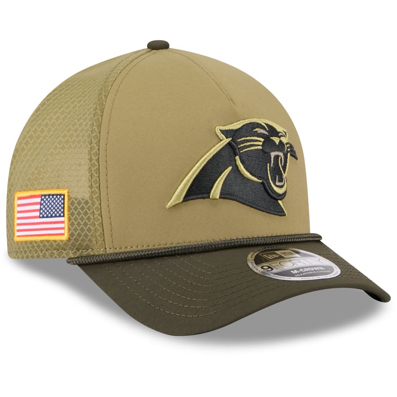 New Era Trucker Cap 9Forty MCrown SALUTE Carolina Panthers