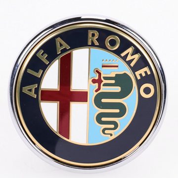 Alfa Romeo Heckstoßstange Original Emblem Heckklappe 159 Mito ab 12/2005 50531454, 1-St., Gestecktes Logo