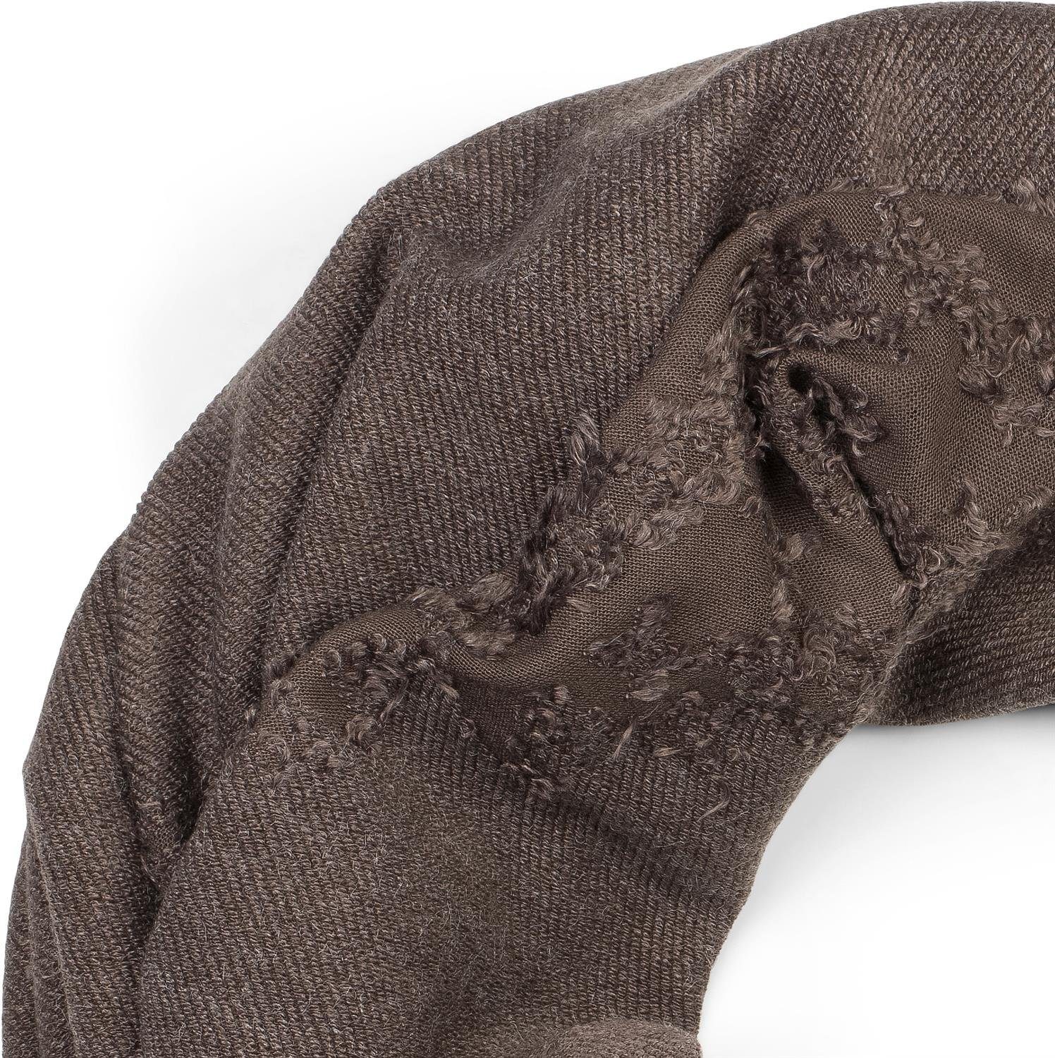 styleBREAKER Loop Loop Schal Destroyed Look, (1-St) günstig online kaufen