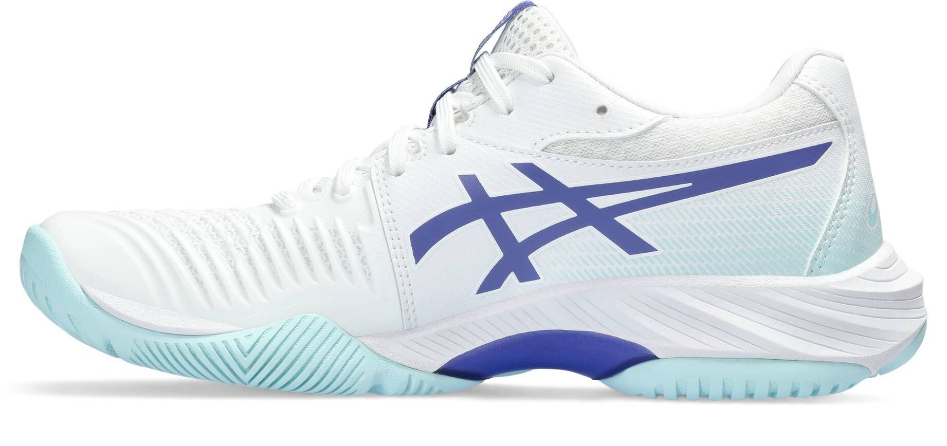 Asics BALLISTIC Handballschuh Handballschuhe NETBURNER INDIGO Damen 3 FF WHITE/LIGHT