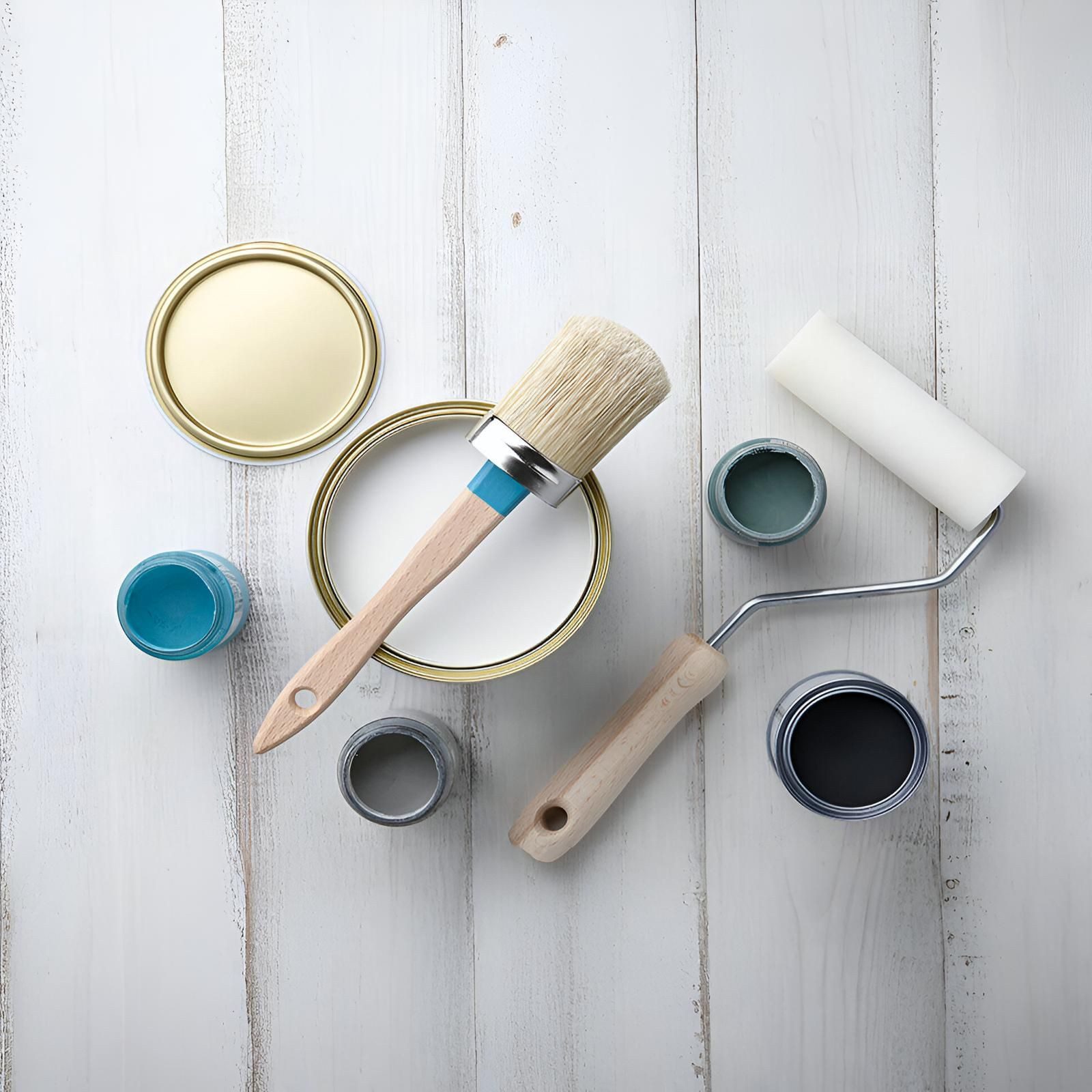 Wilckens Farben Vollton- und Abtönfarbe Kreidefarbe Holz Grau 750ml Shabby Chic Vintage Antiklook matt